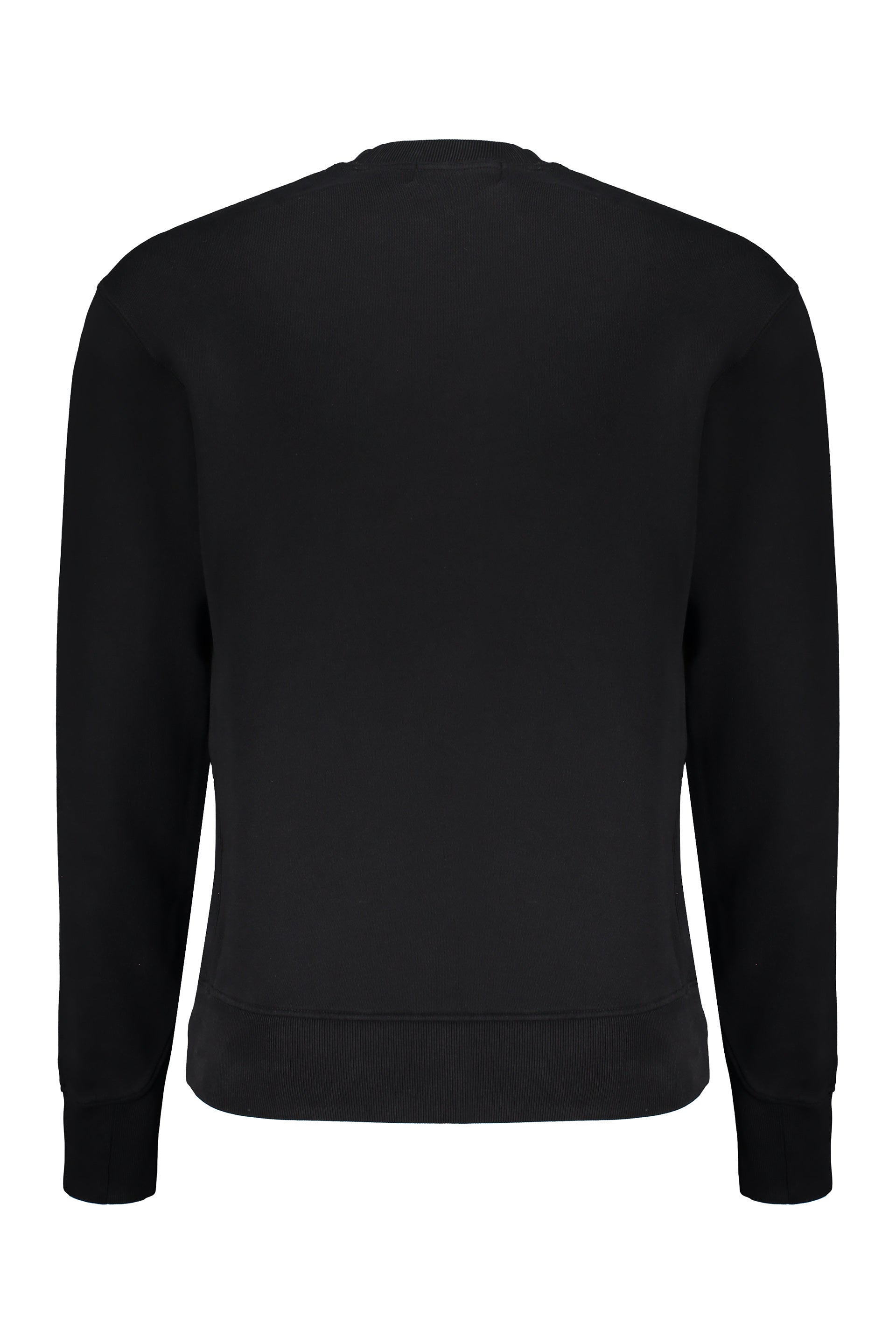 Logo embroidered cotton sweatshirt
