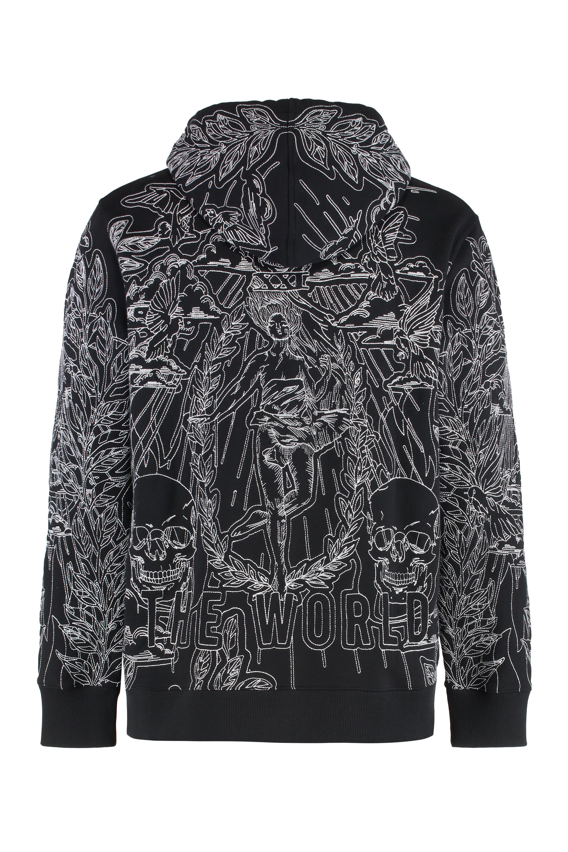 Cotton full zip hoodie