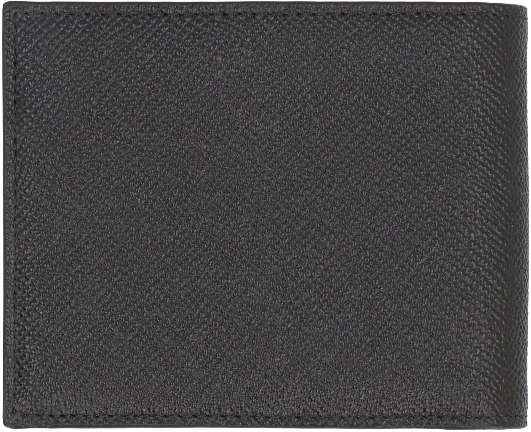 Leather flap-over wallet