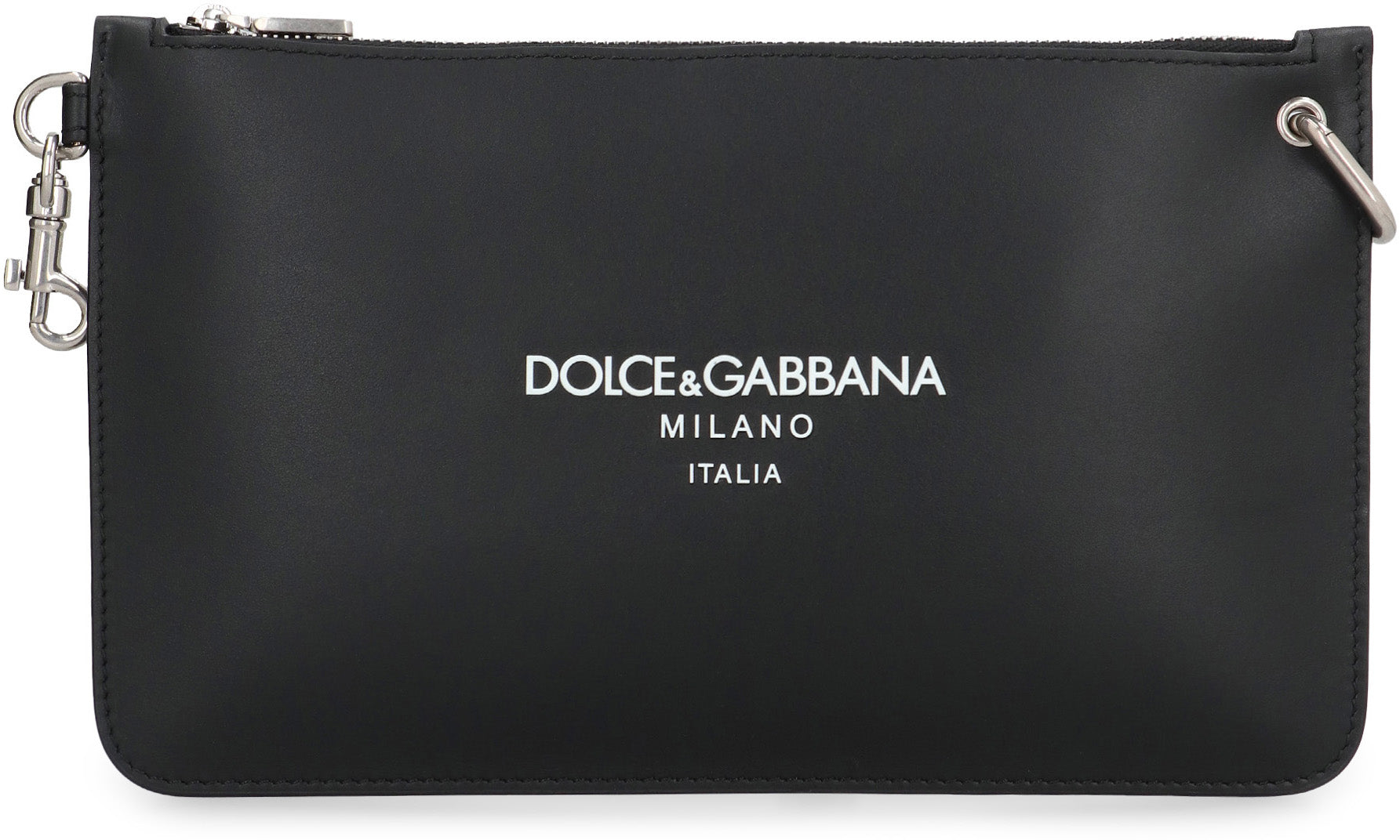 Necessaire Leather flat pouch