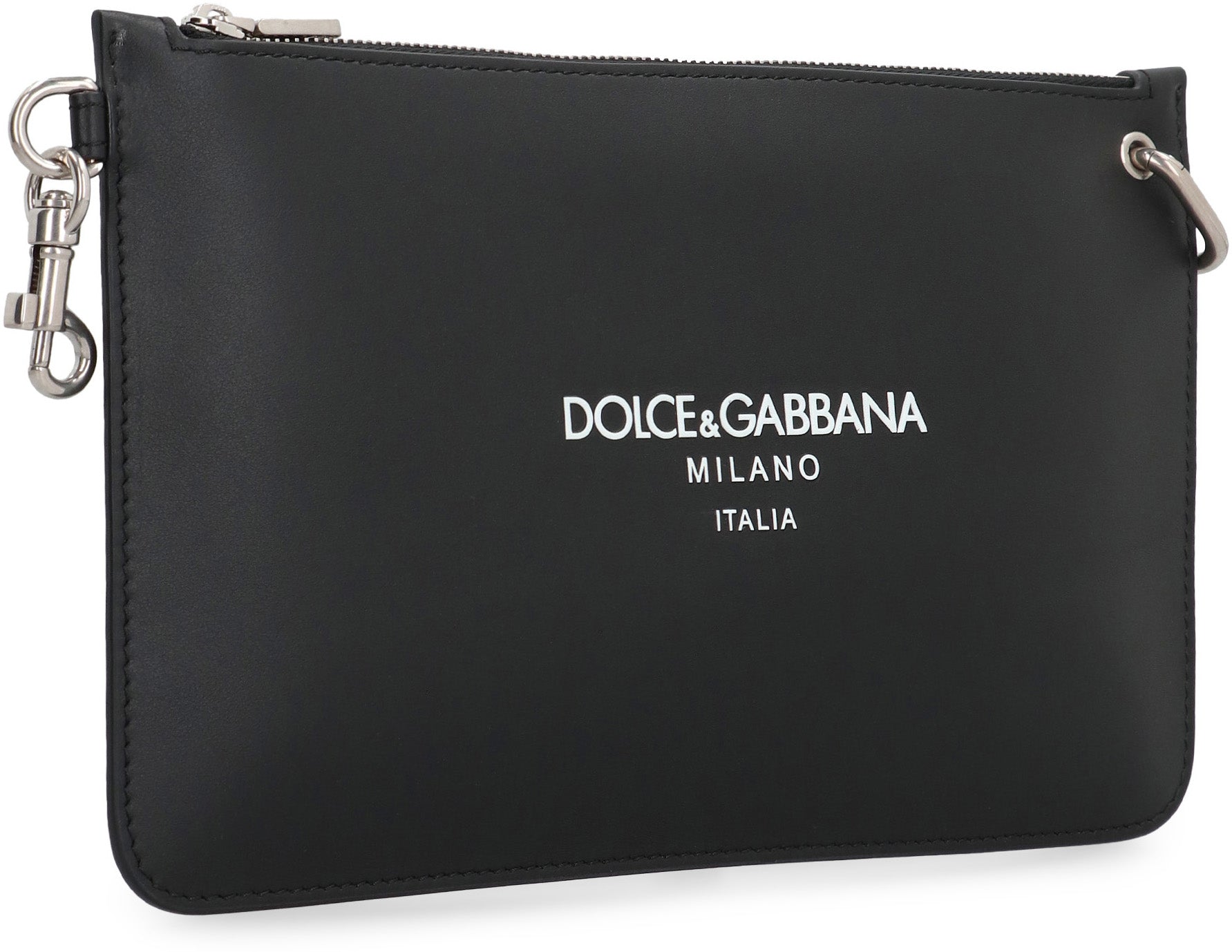Necessaire Leather flat pouch