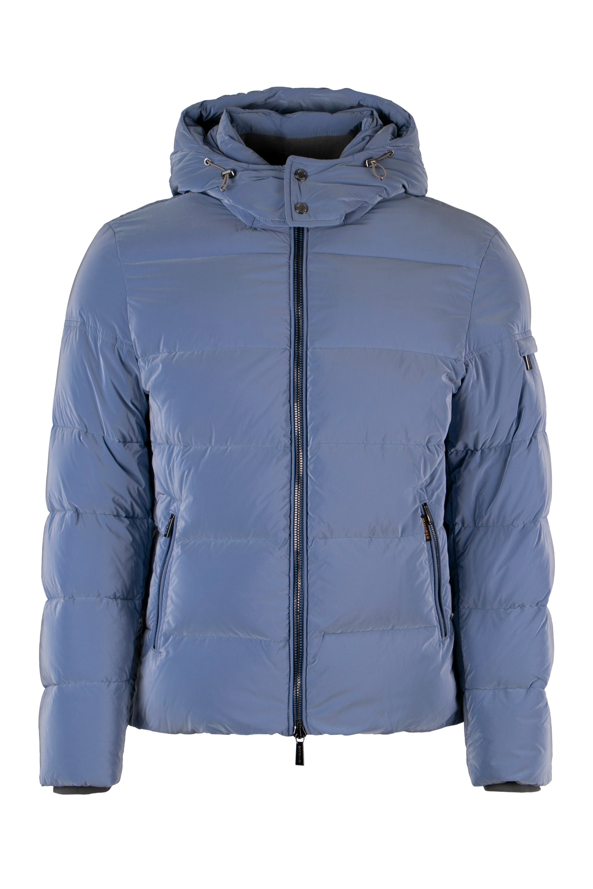 Brett Hooded short down jacket