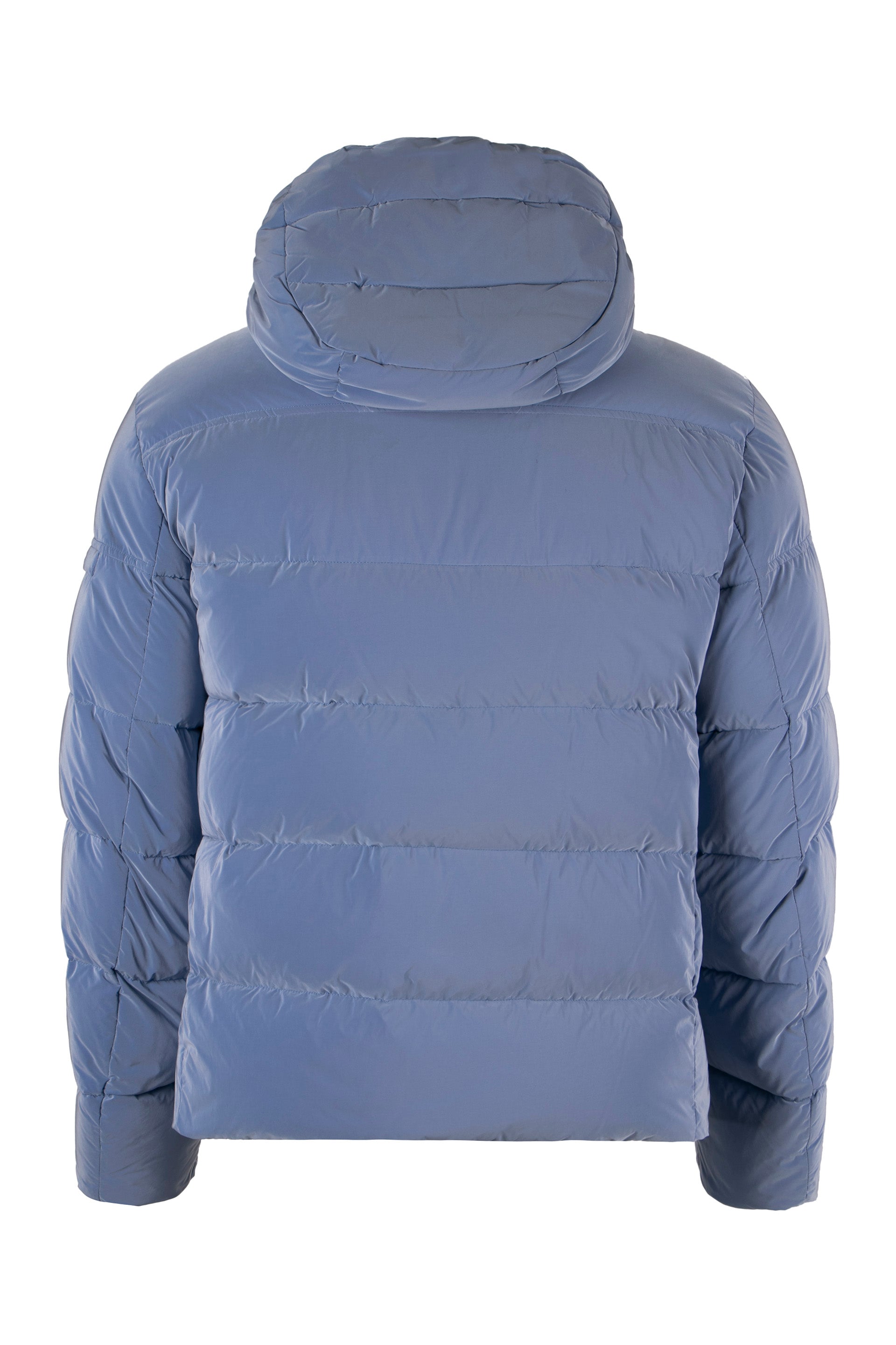 Brett Hooded short down jacket