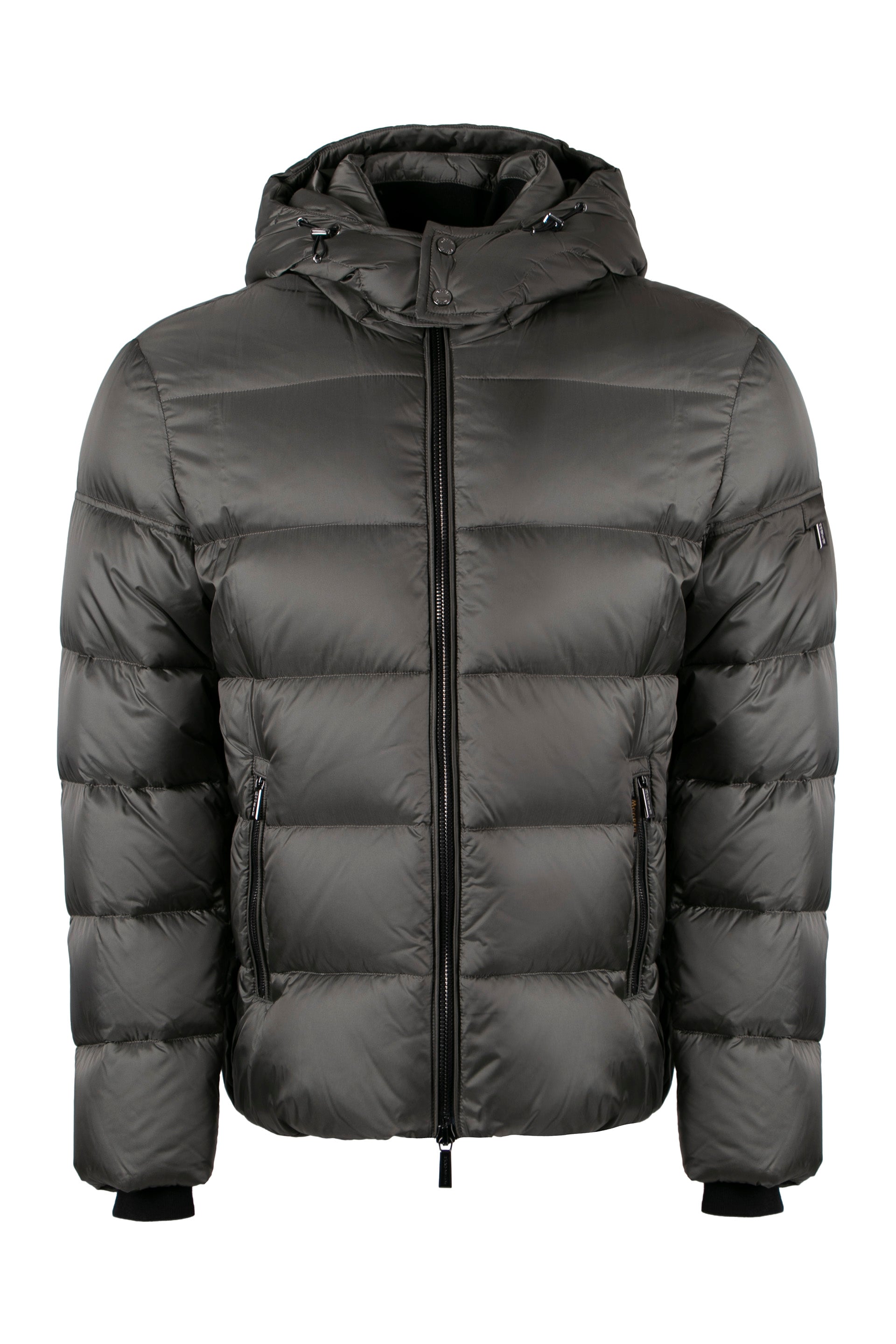 Brett Hooded short down jacket