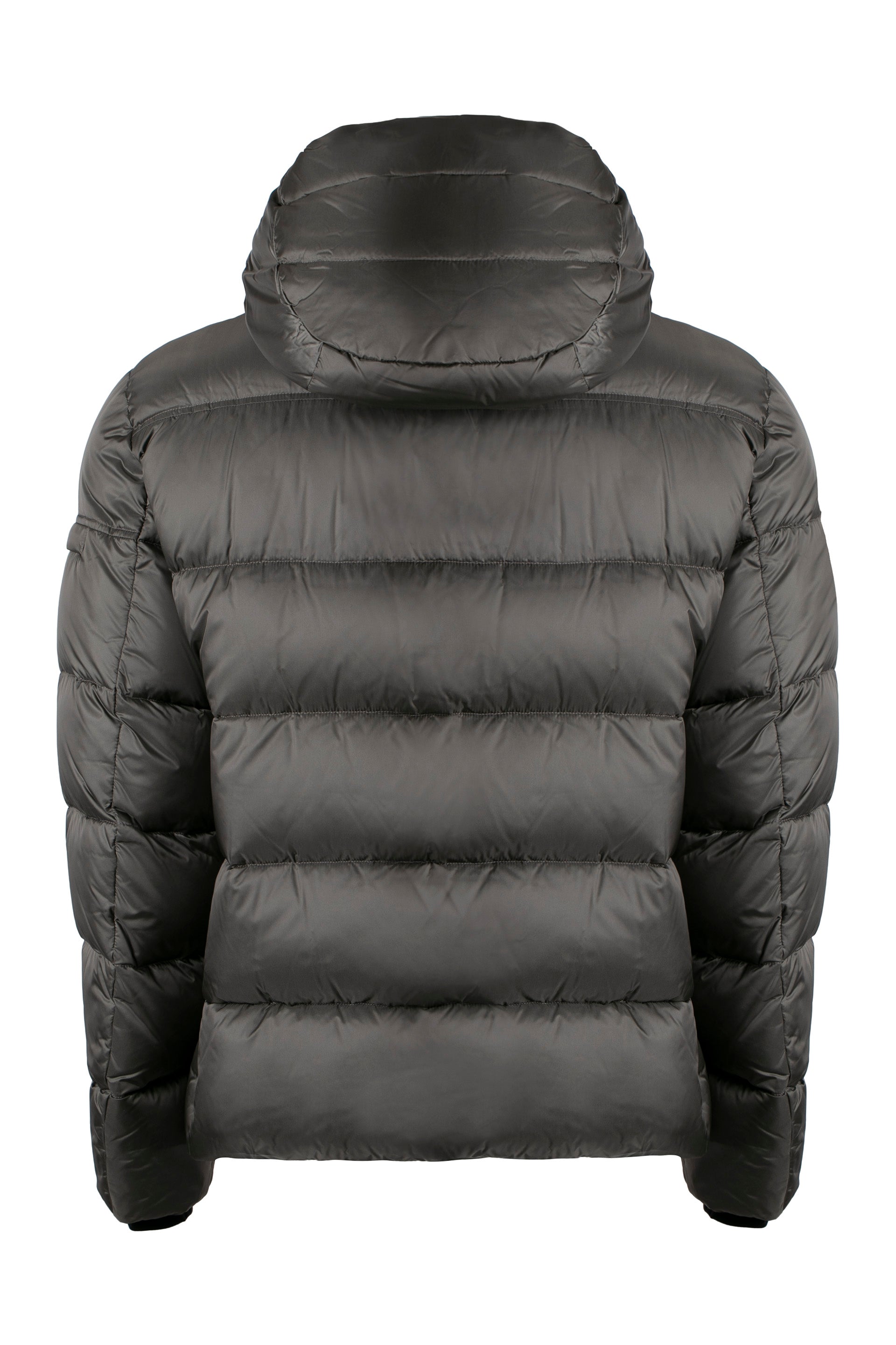 Brett Hooded short down jacket