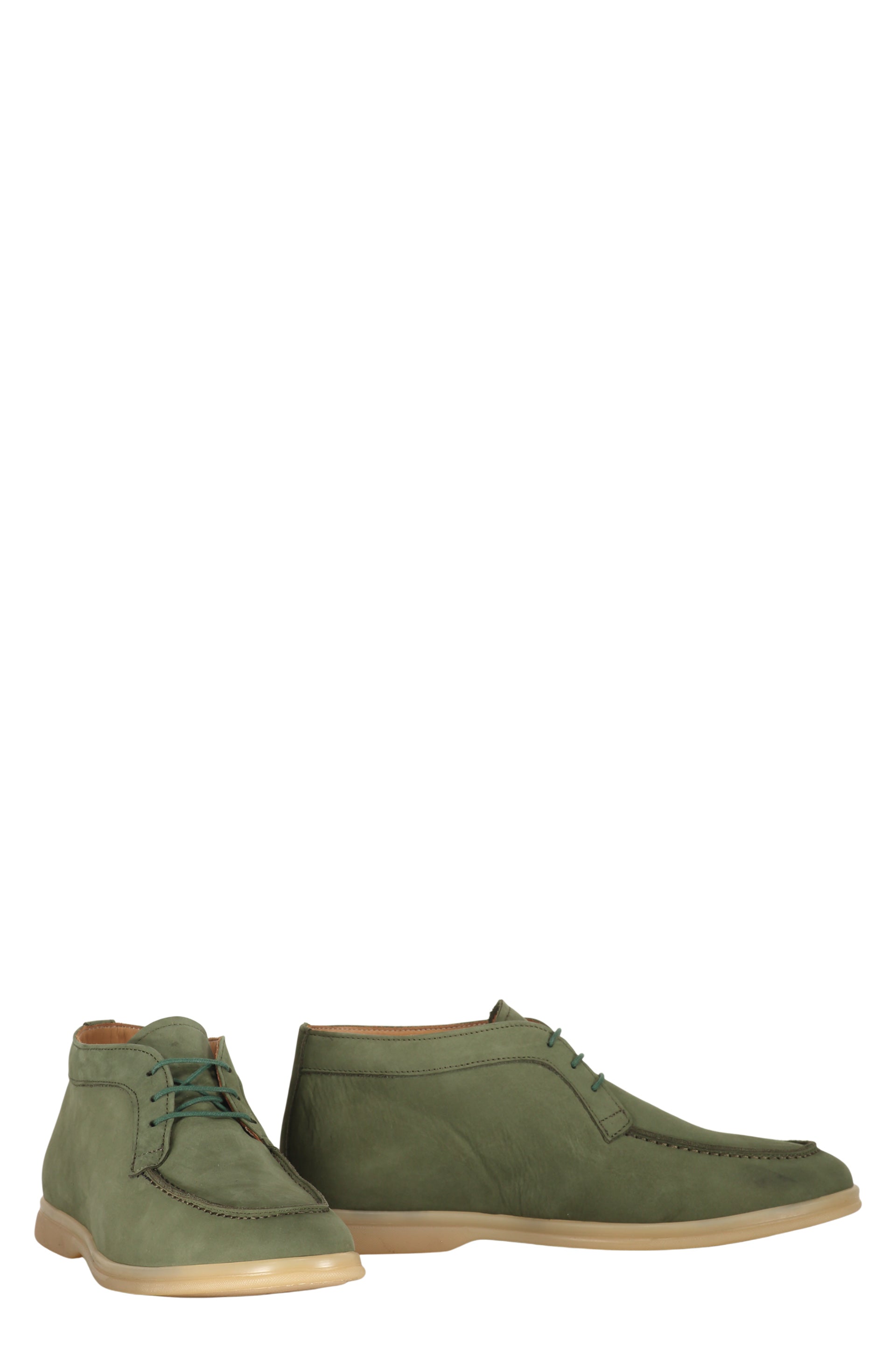 Leather lace-up shoes