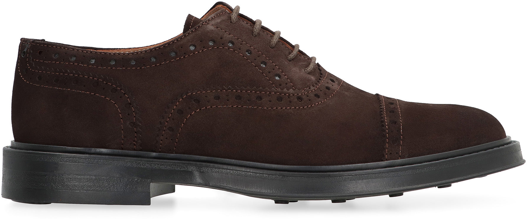 Leather lace-up shoes