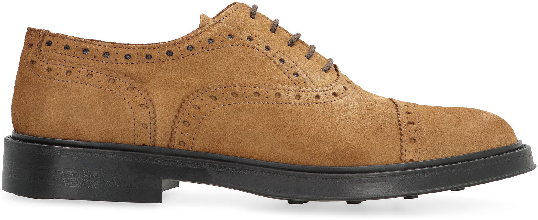 Leather lace-up shoes