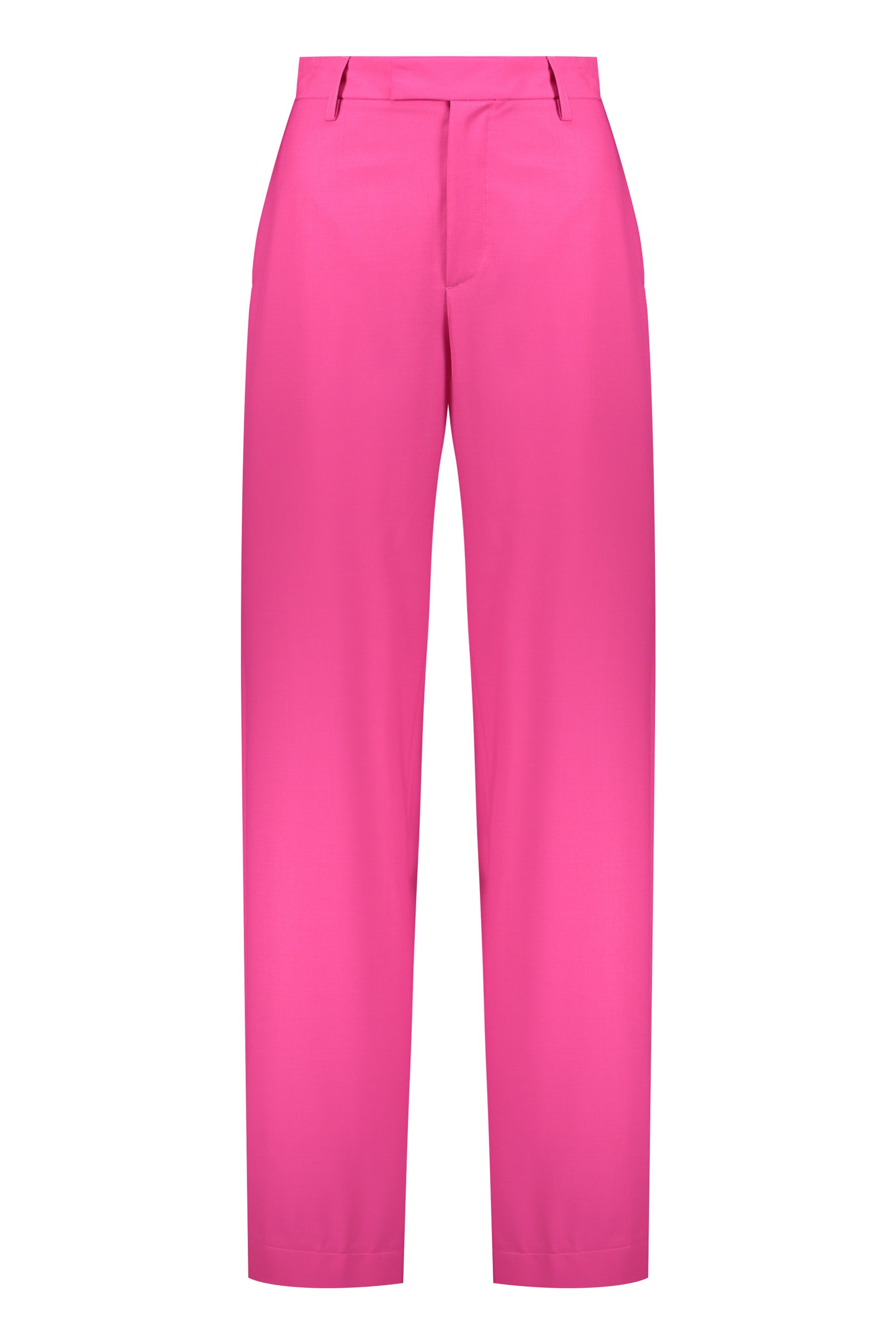 Wool blend trousers
