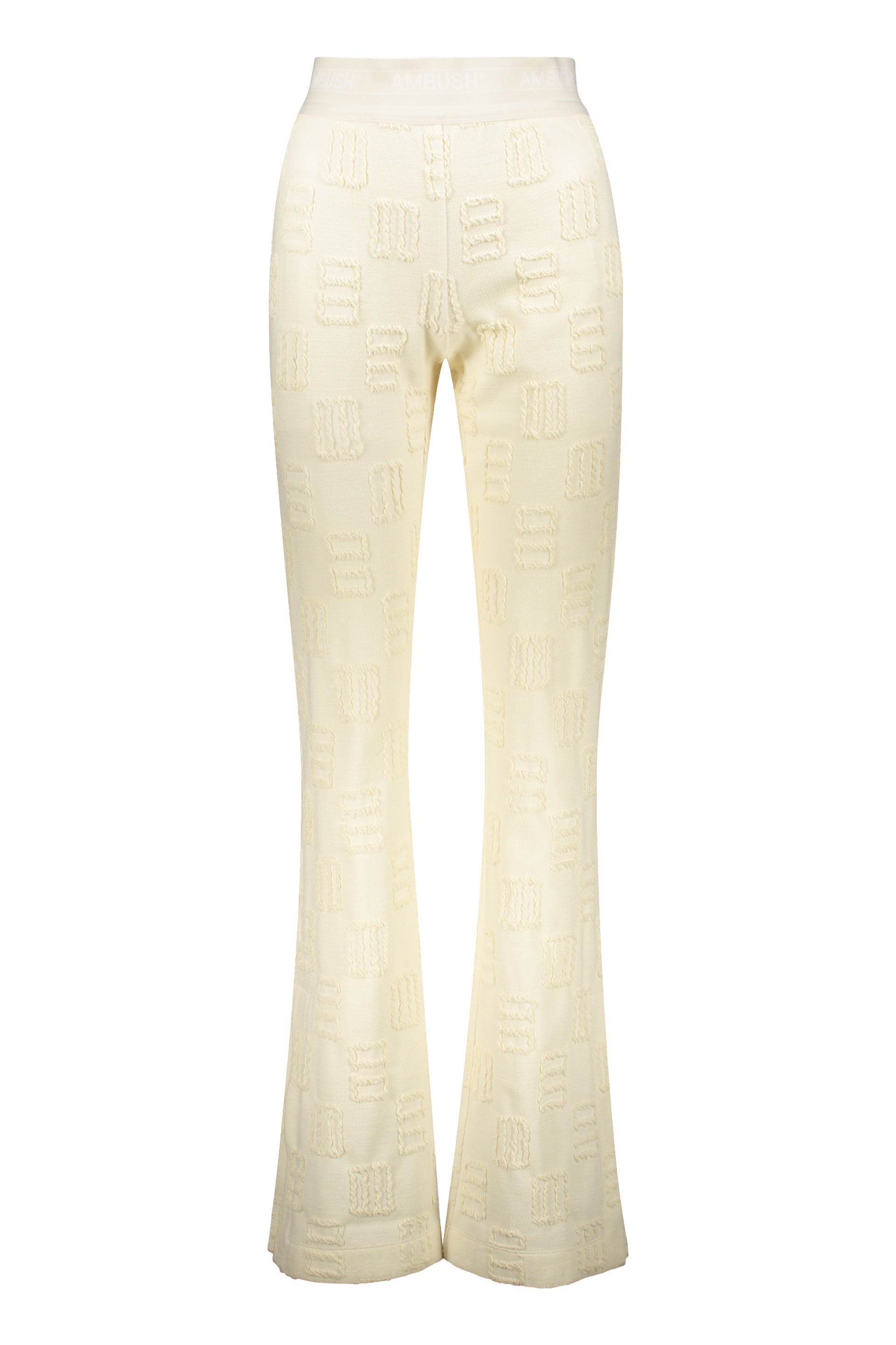 Wool blend trousers