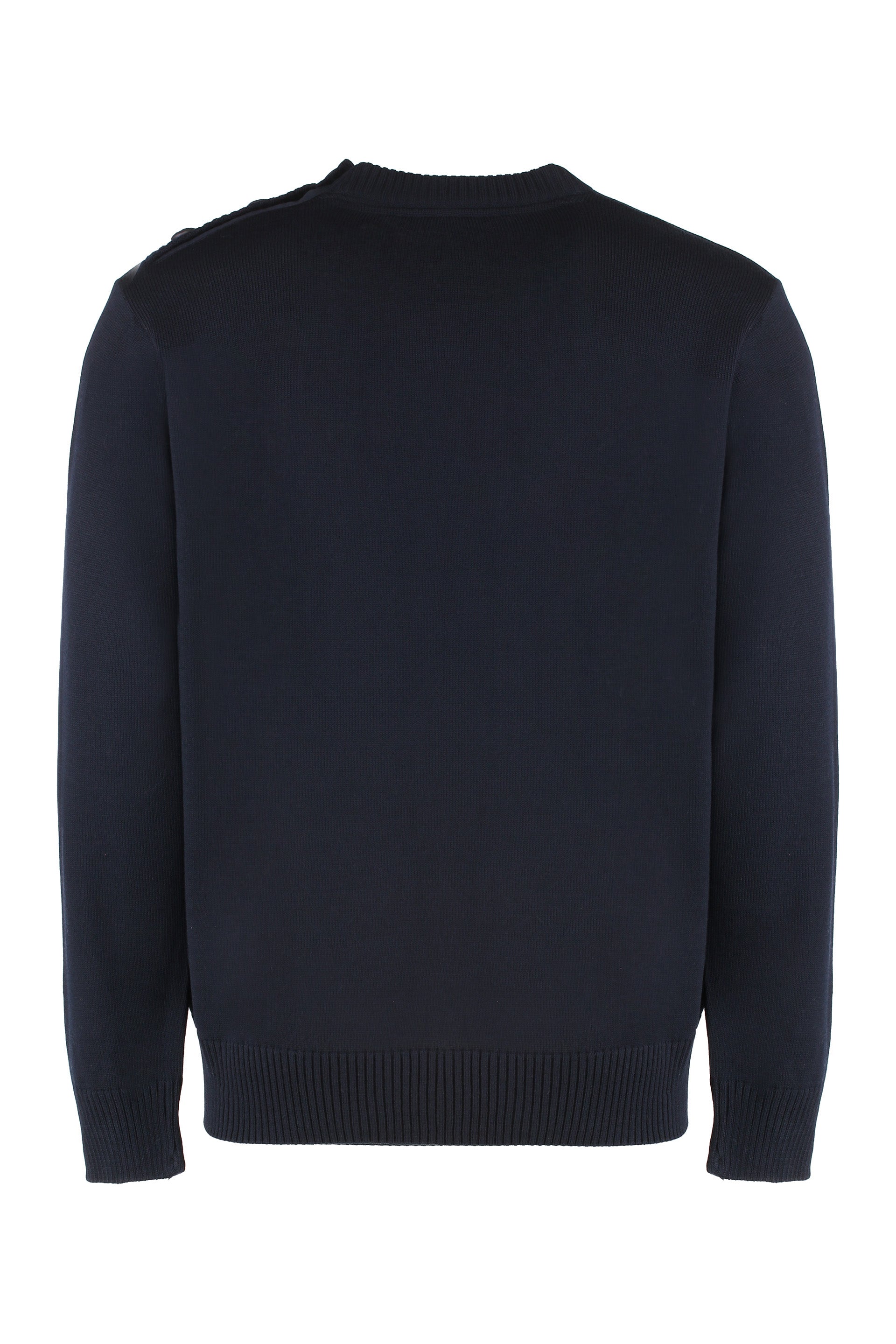 virgin wool crew-neck sweater