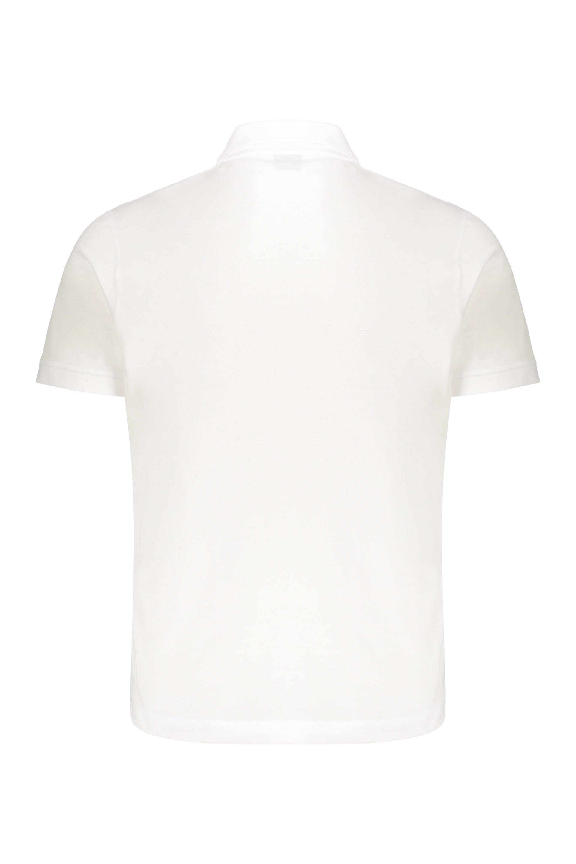 Short sleeve cotton polo shirt