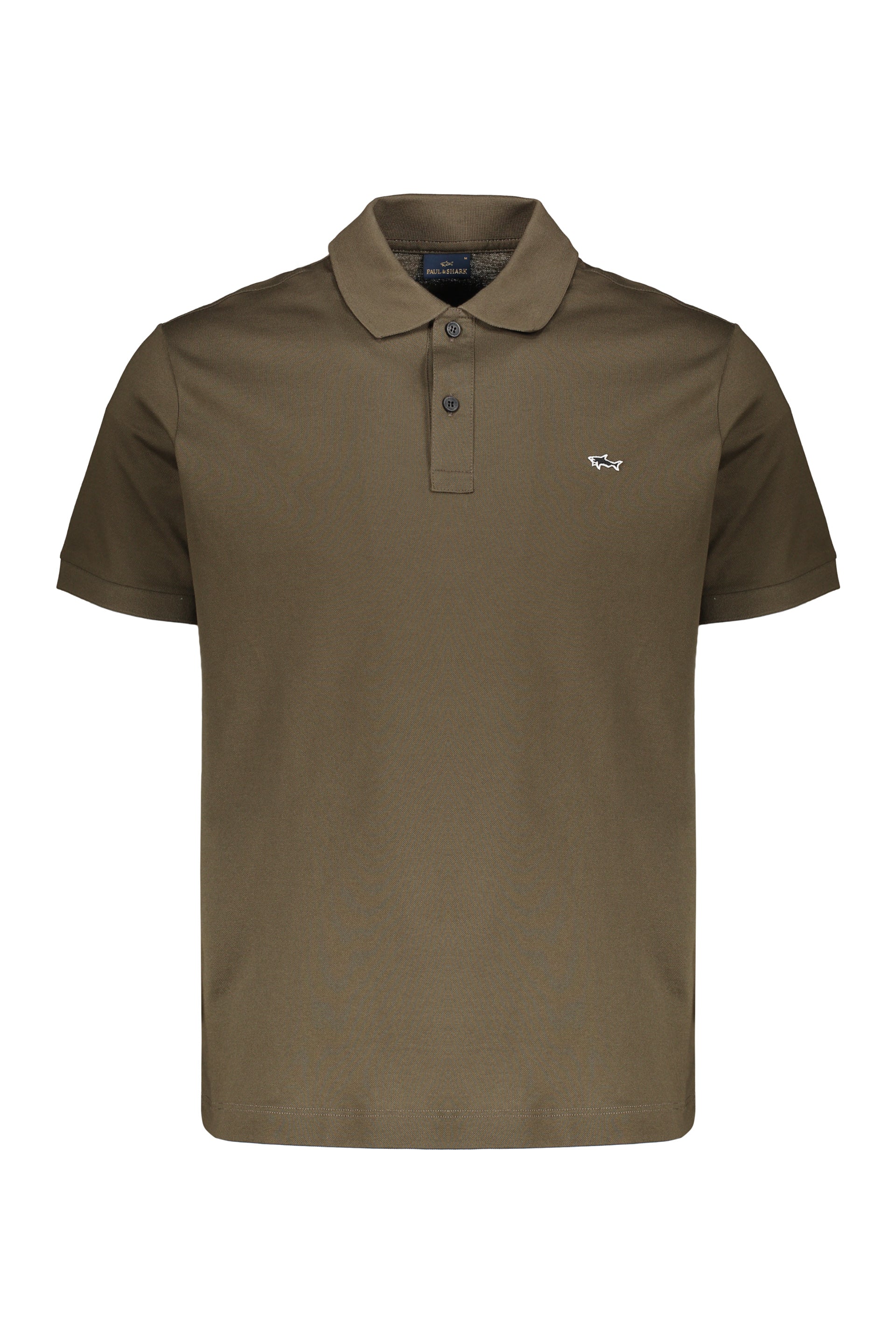Short sleeve cotton polo shirt