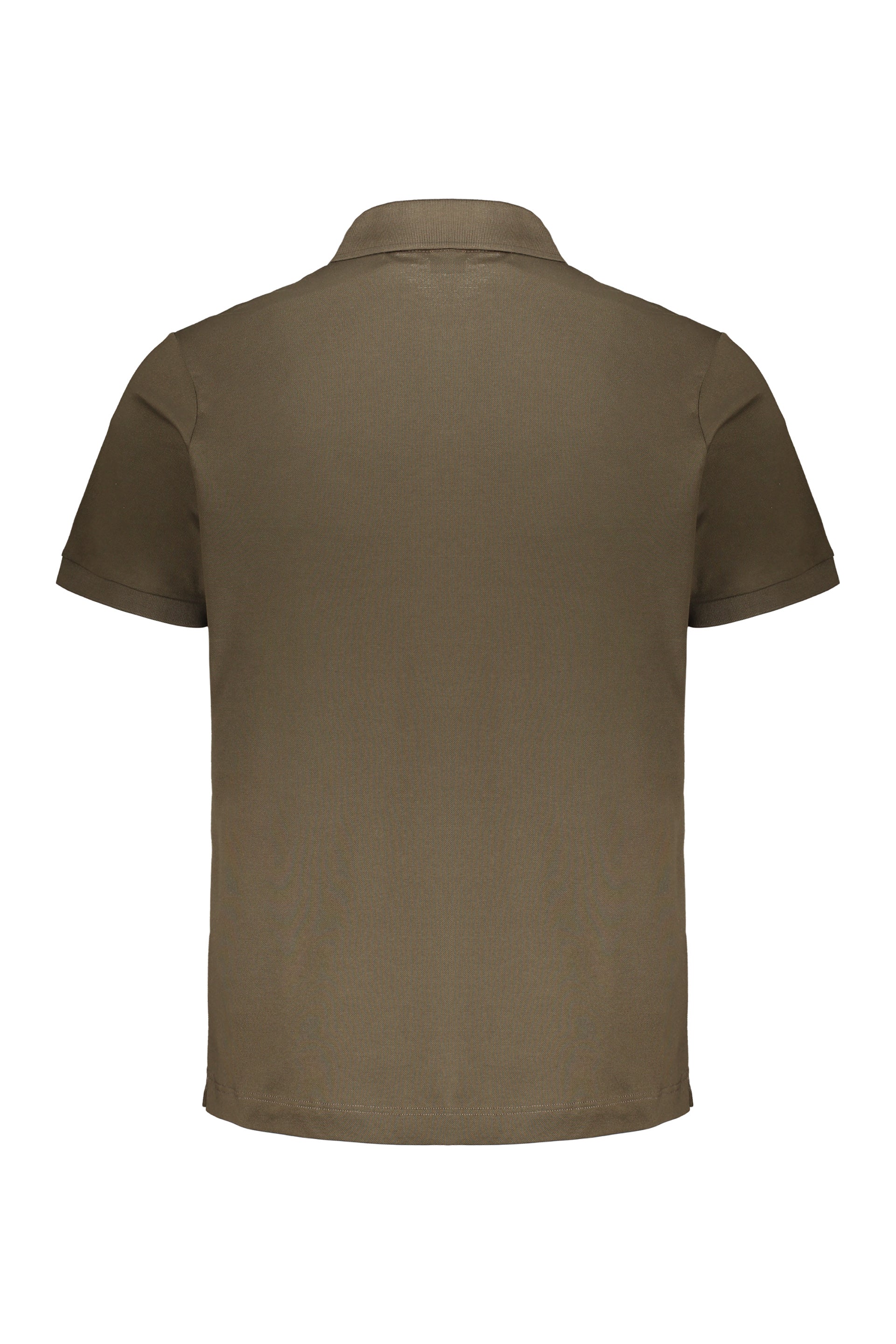 Short sleeve cotton polo shirt