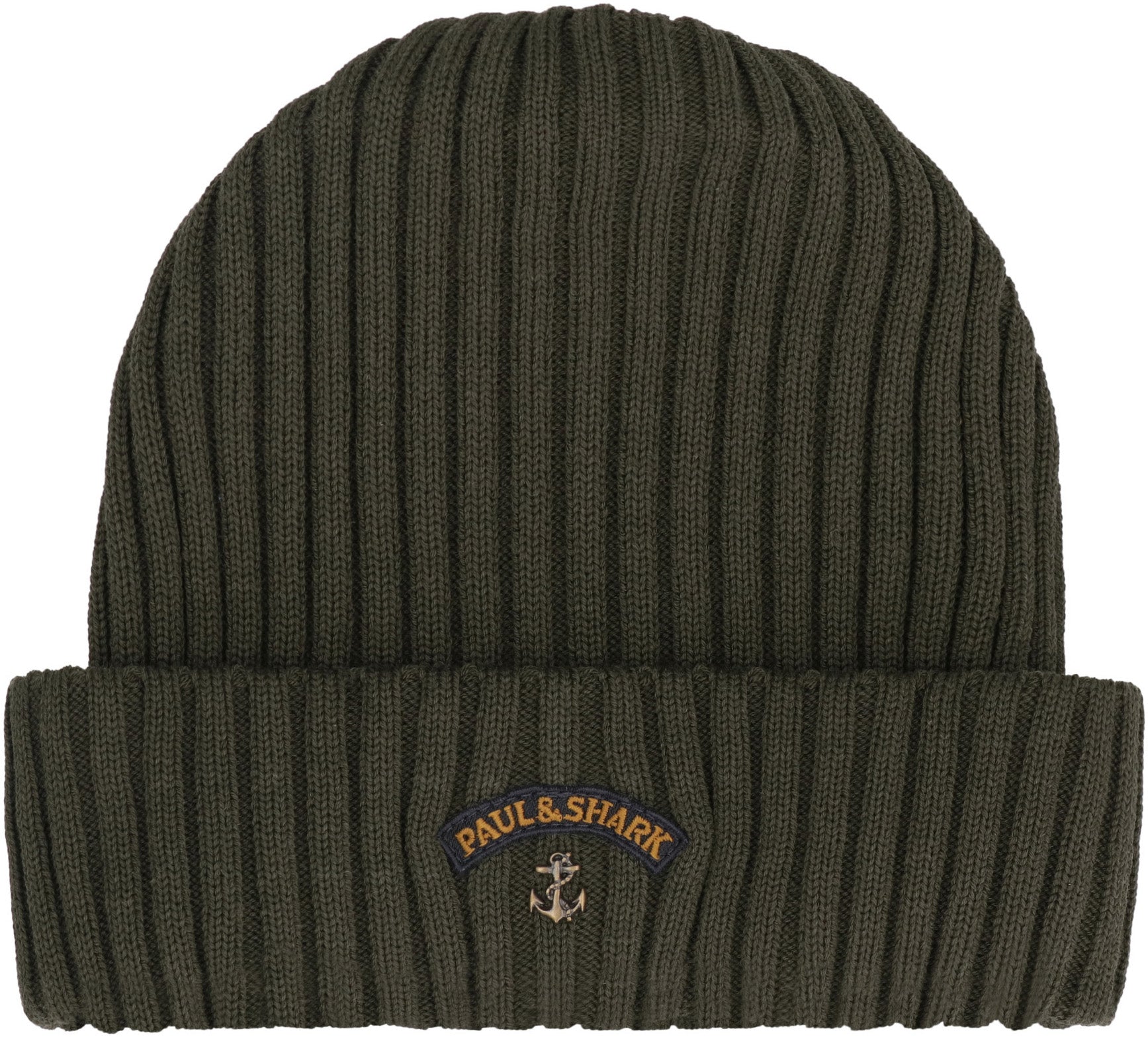 Ribbed wool beanie
