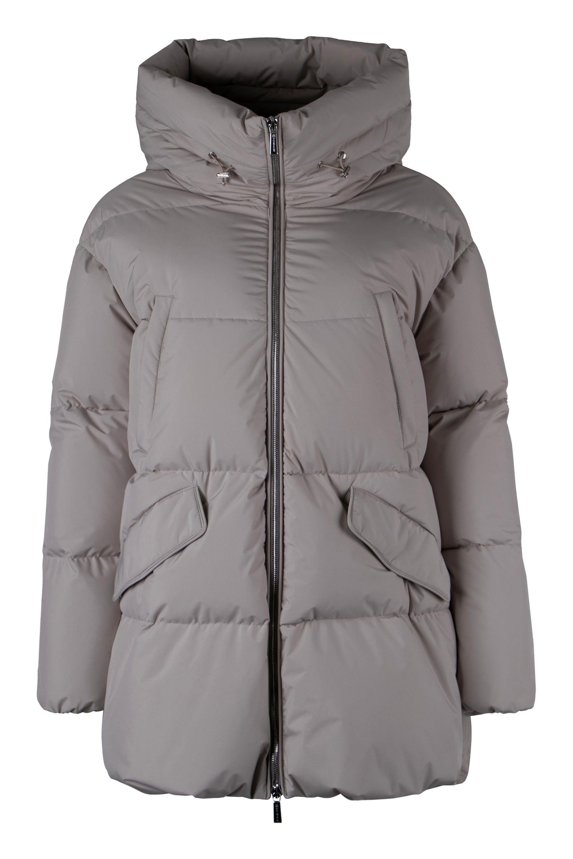 Calliope Hooded short down jacket