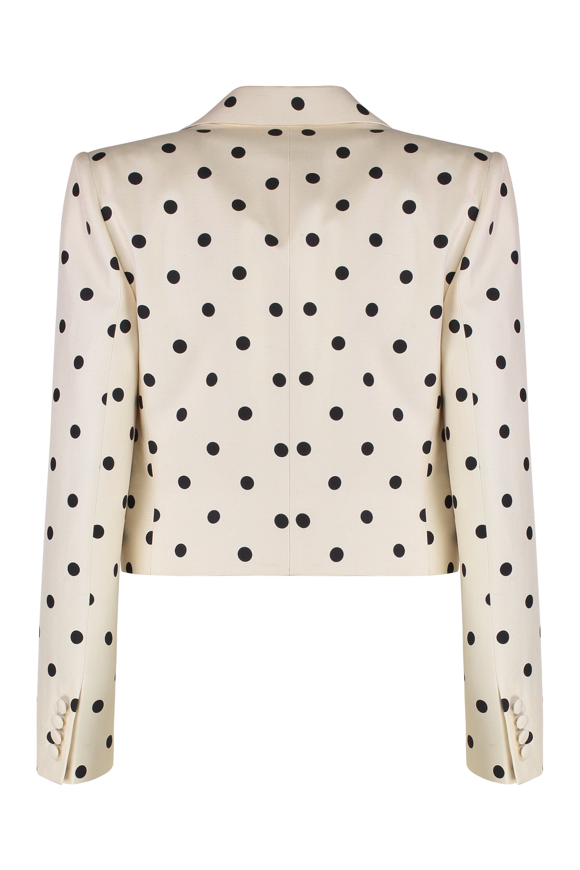 Shantung jacket with Pludepois prin