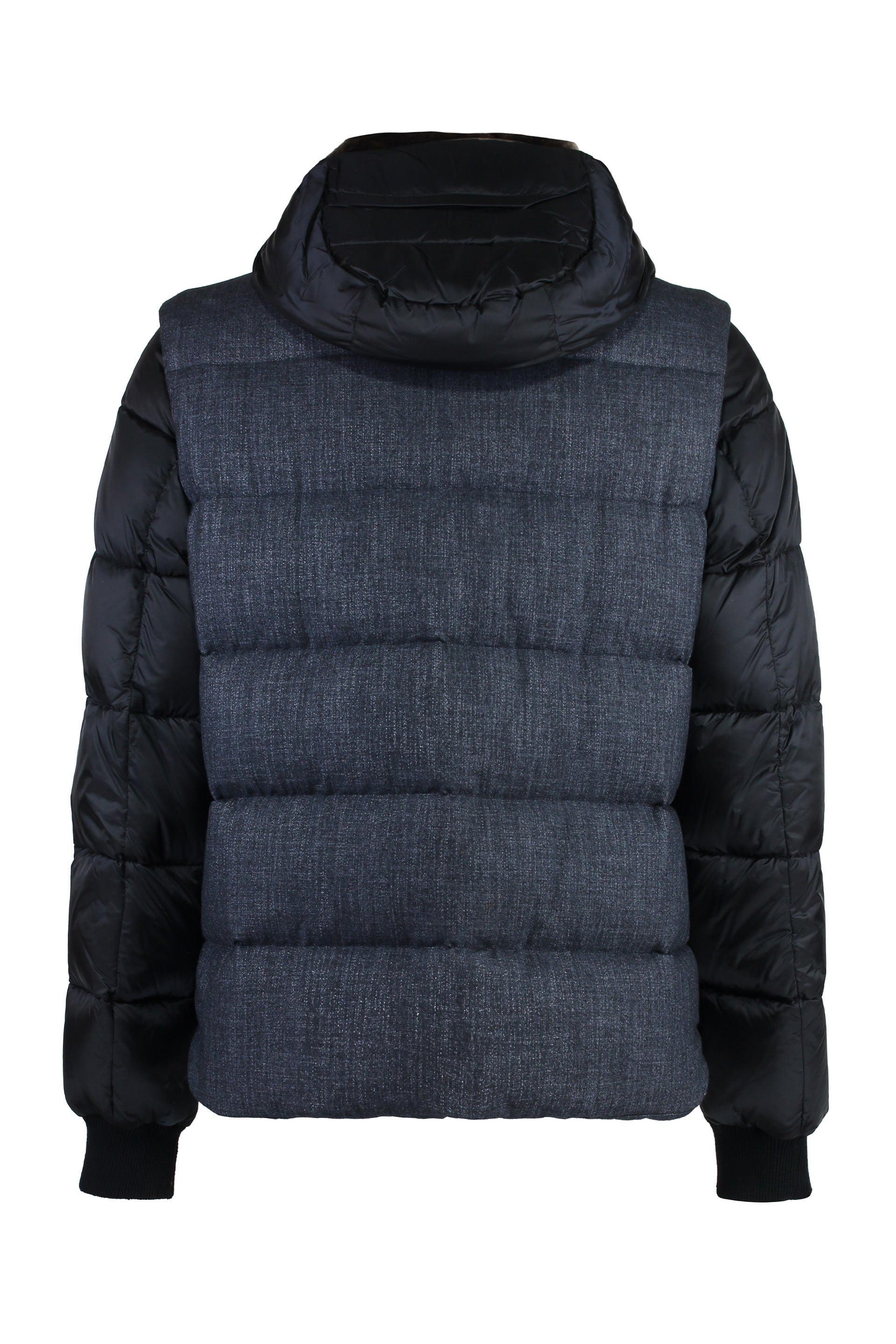 Celik hooded down jacket