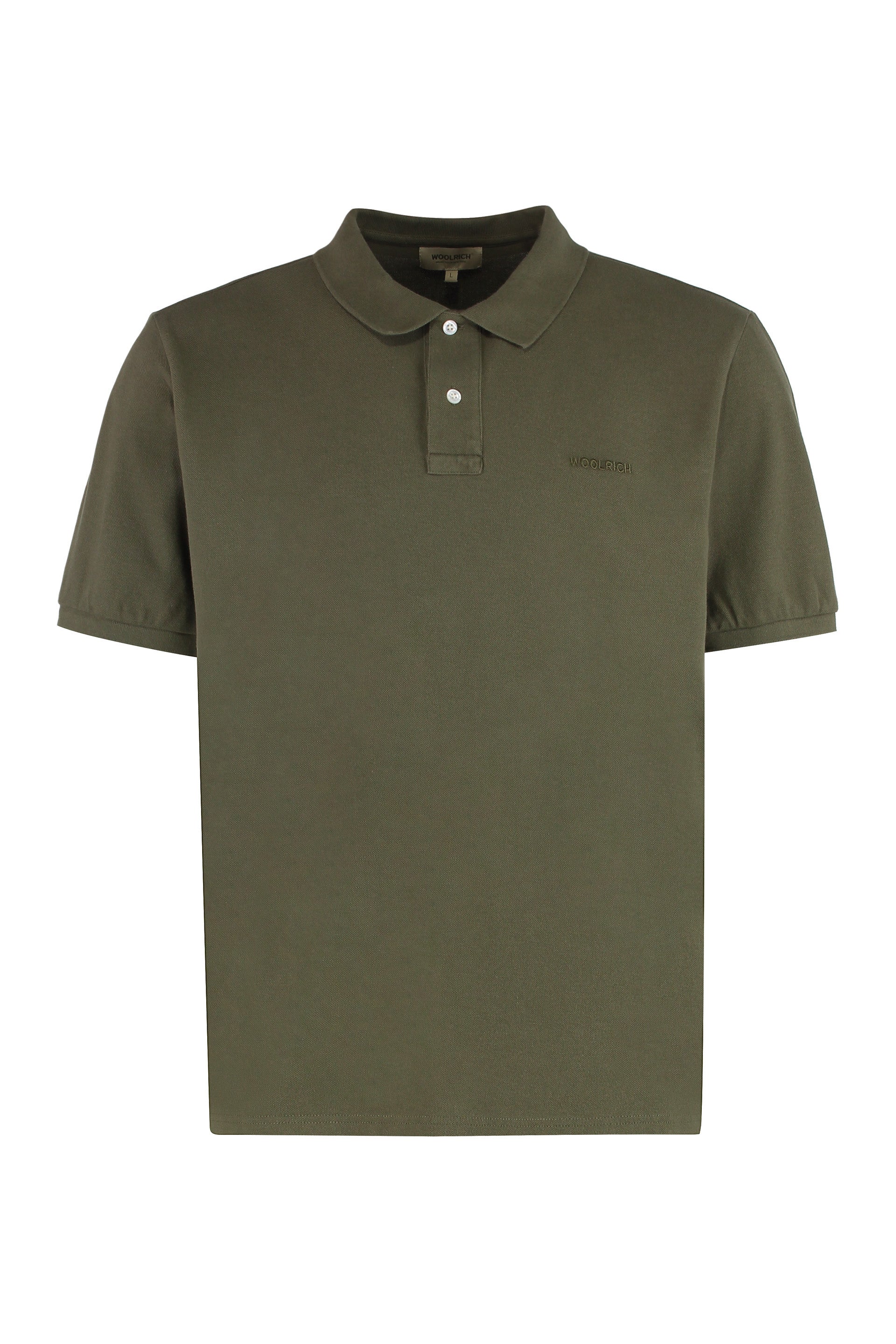 Cotton-piqué polo shirt