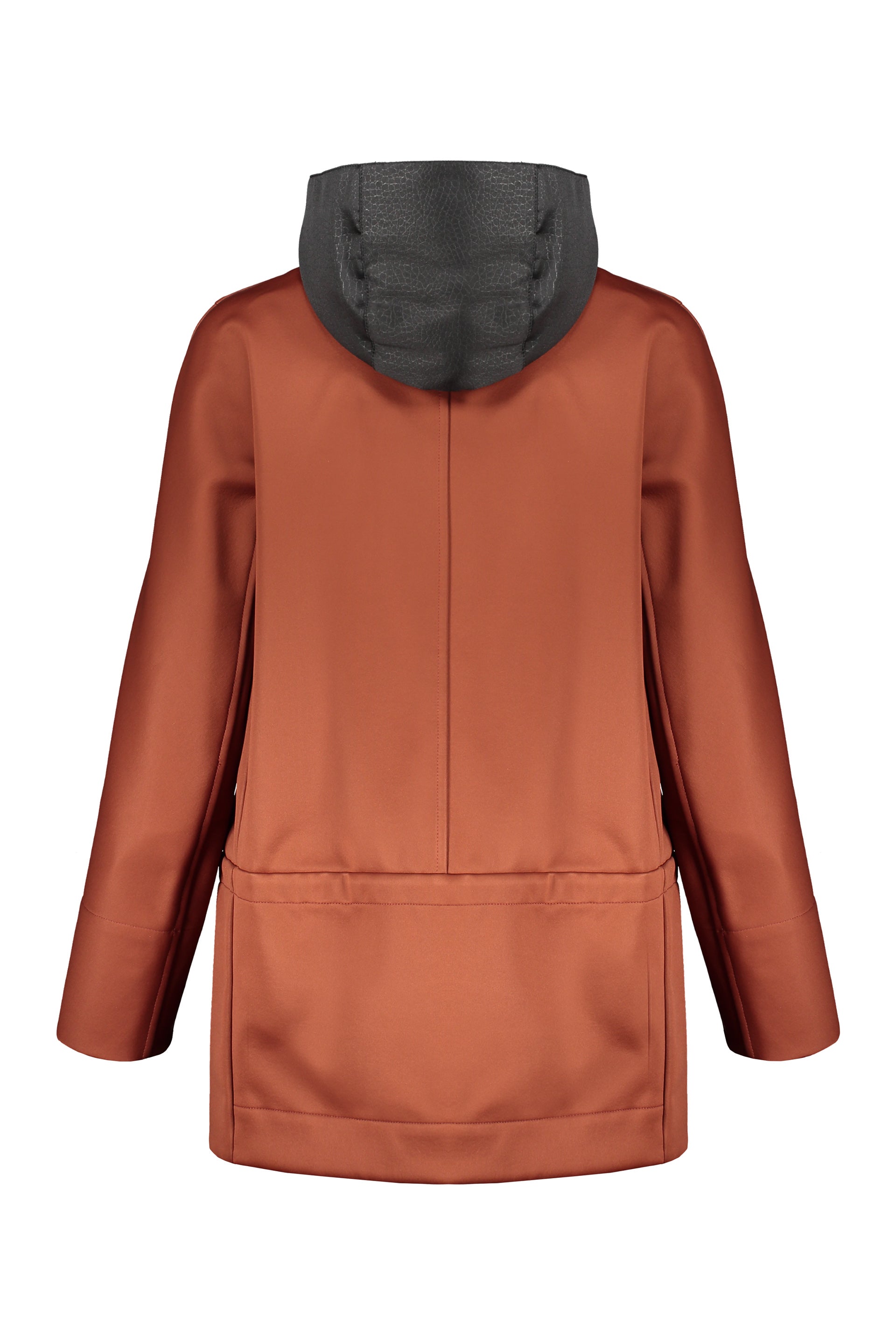 Double-breasted wool coat