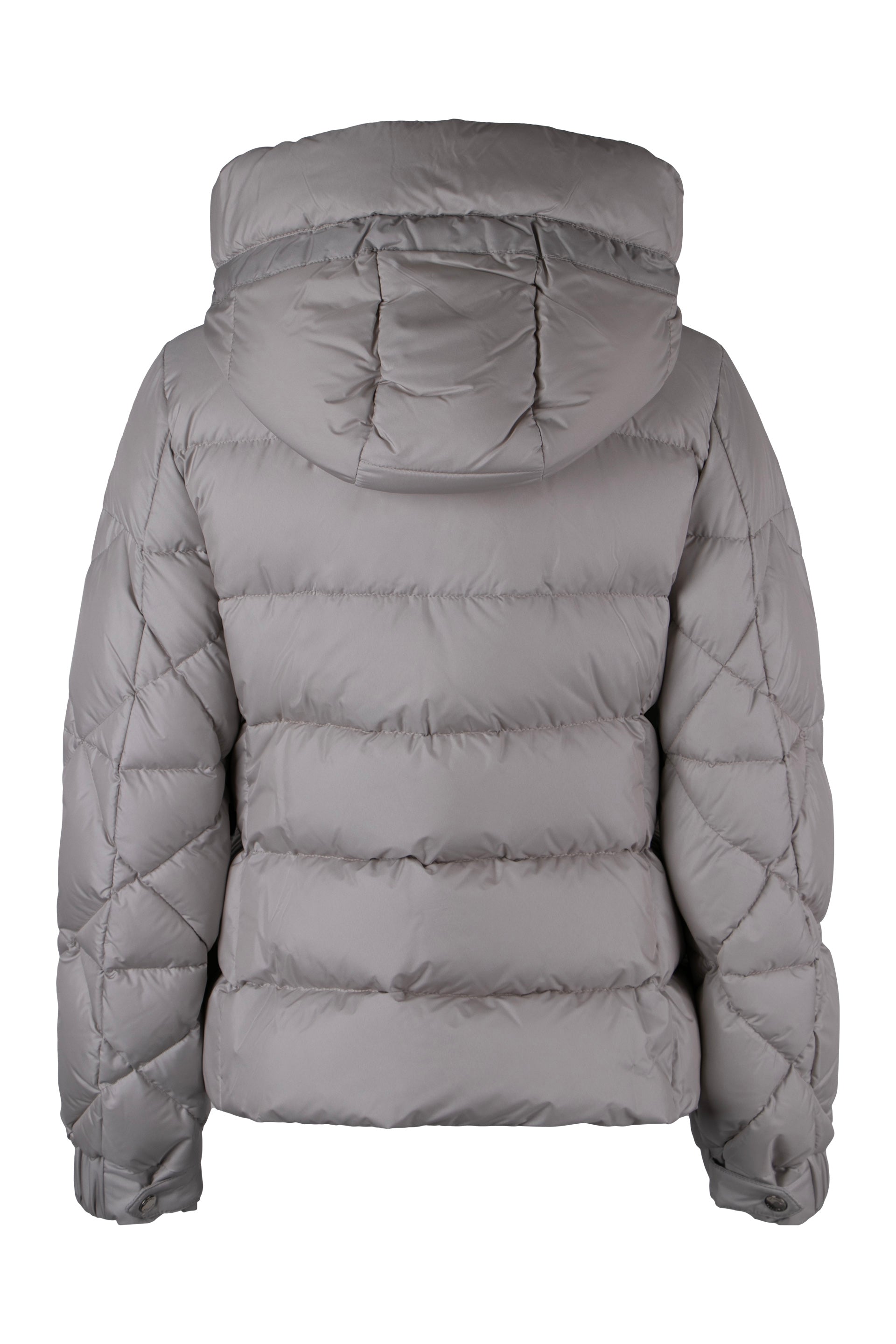 Collina Hooded short down jacket