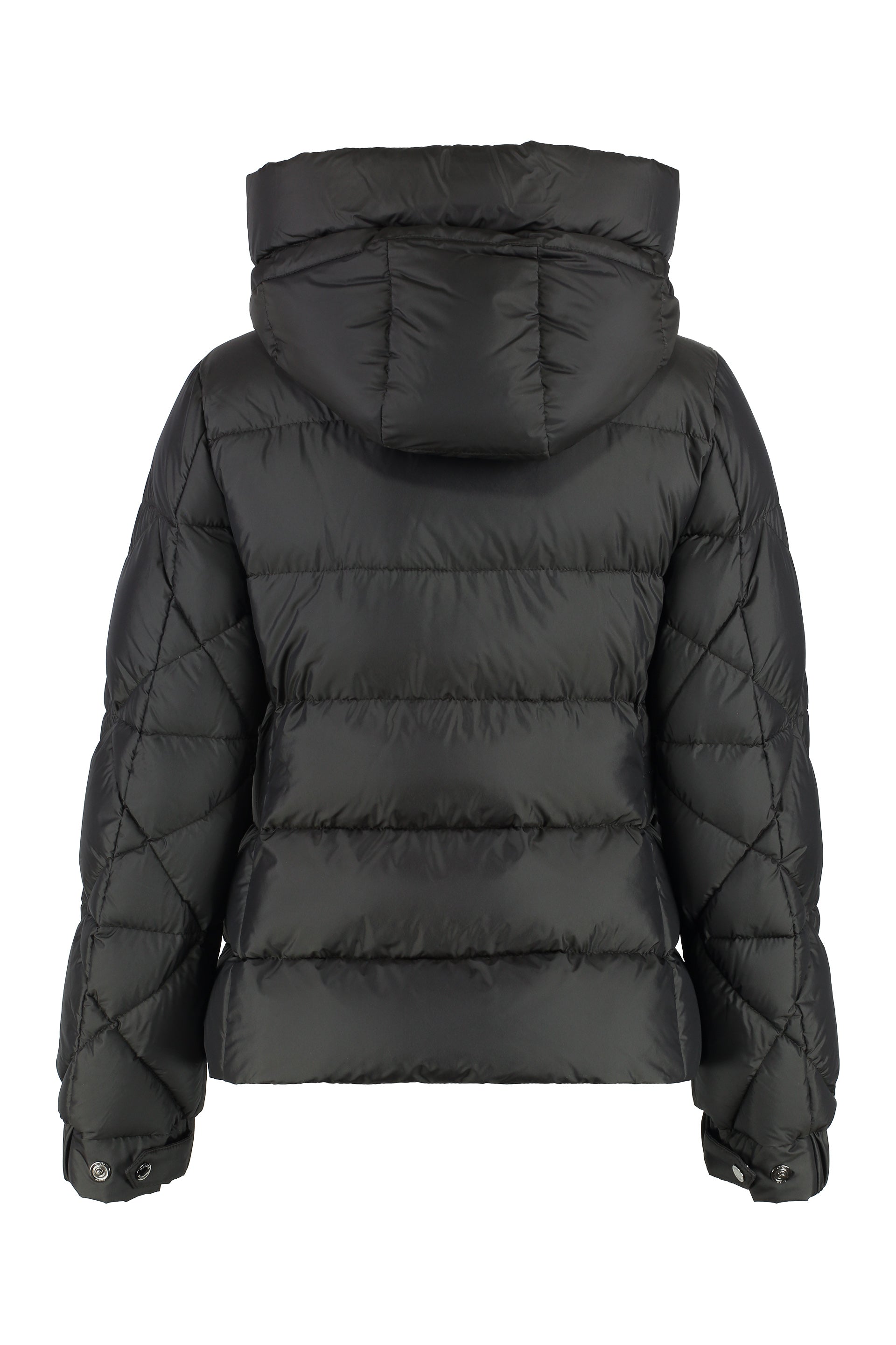Collina Hooded short down jacket