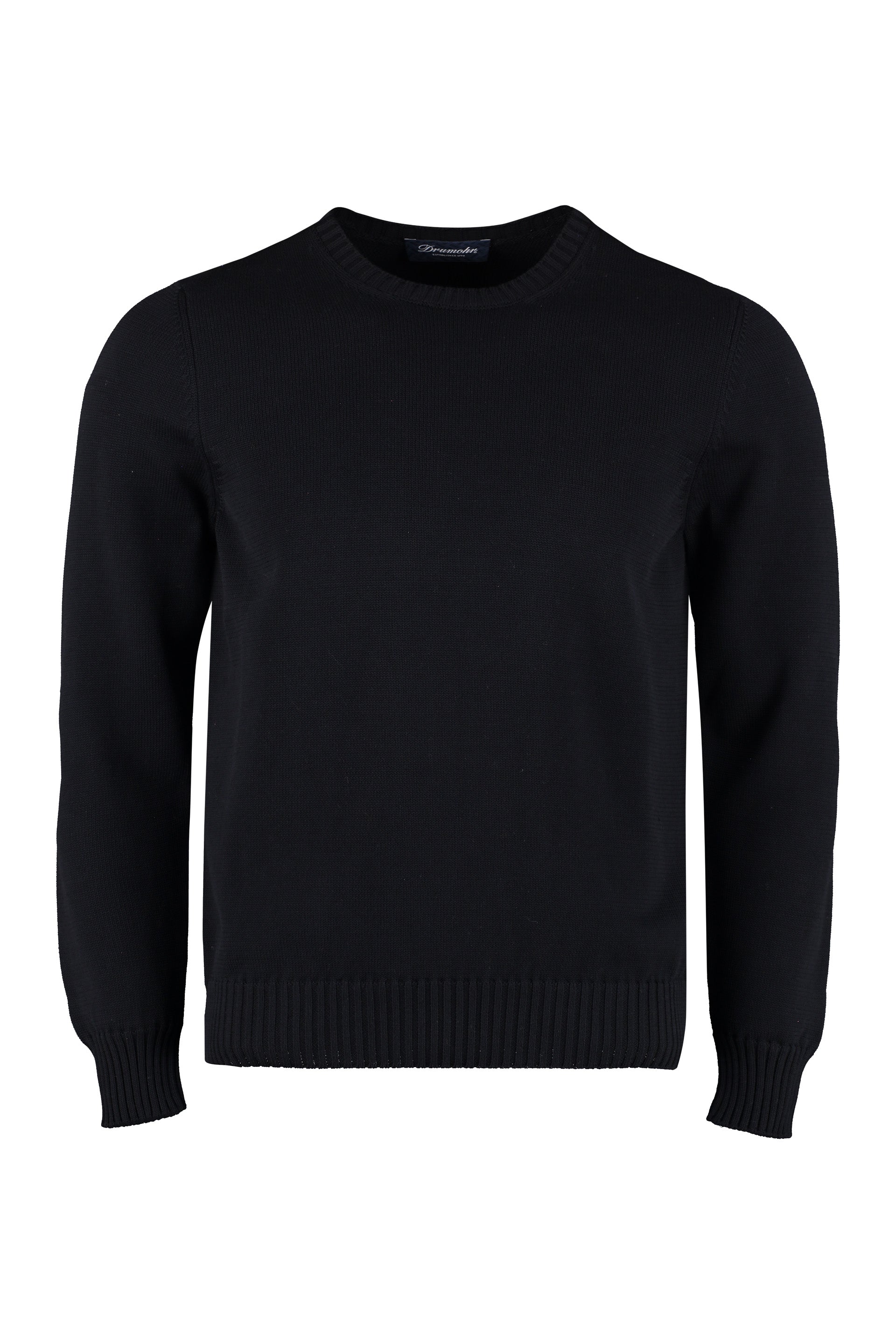 Cotton crew-neck sweater