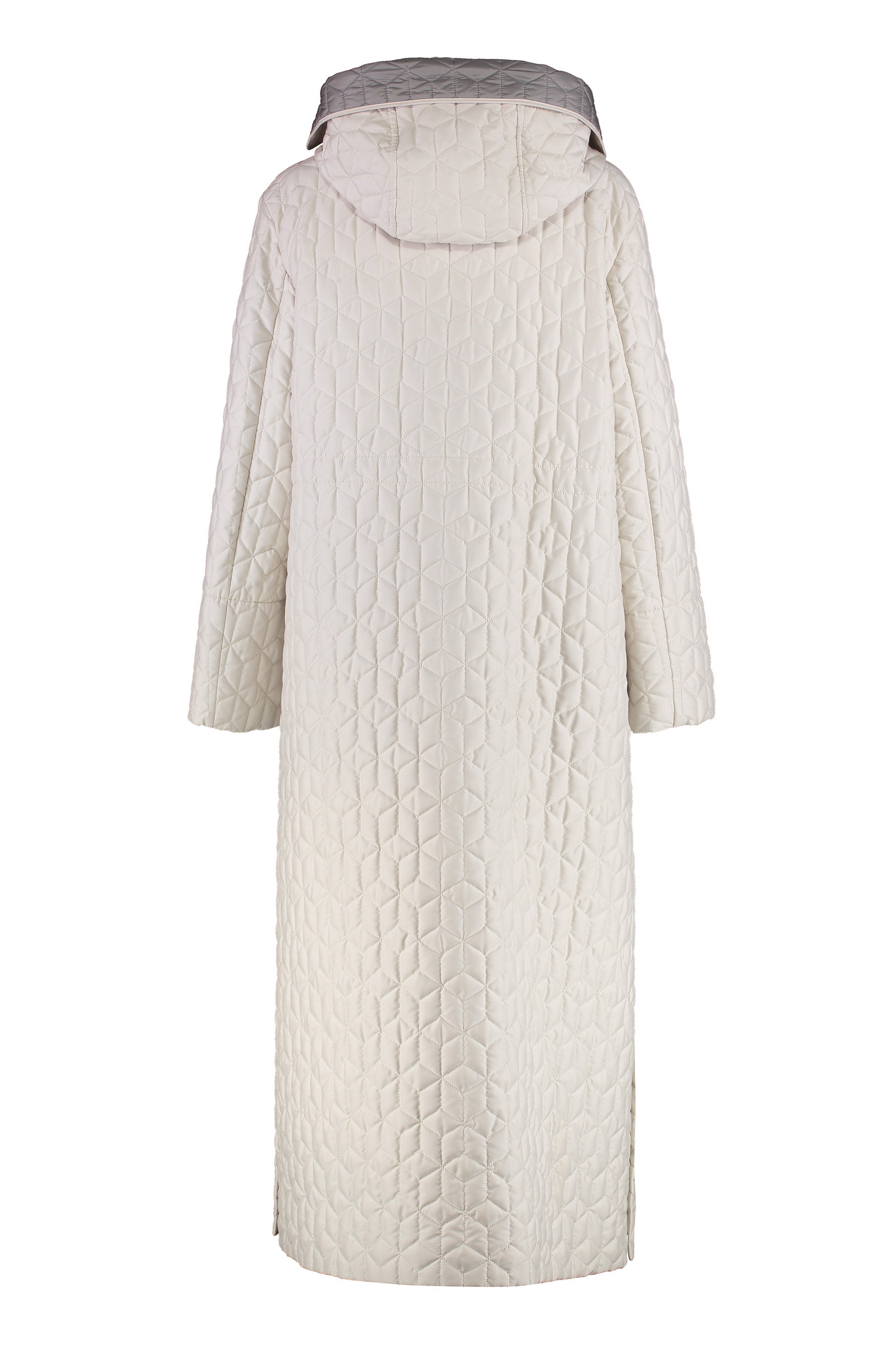 Domizia quilted long down jacket