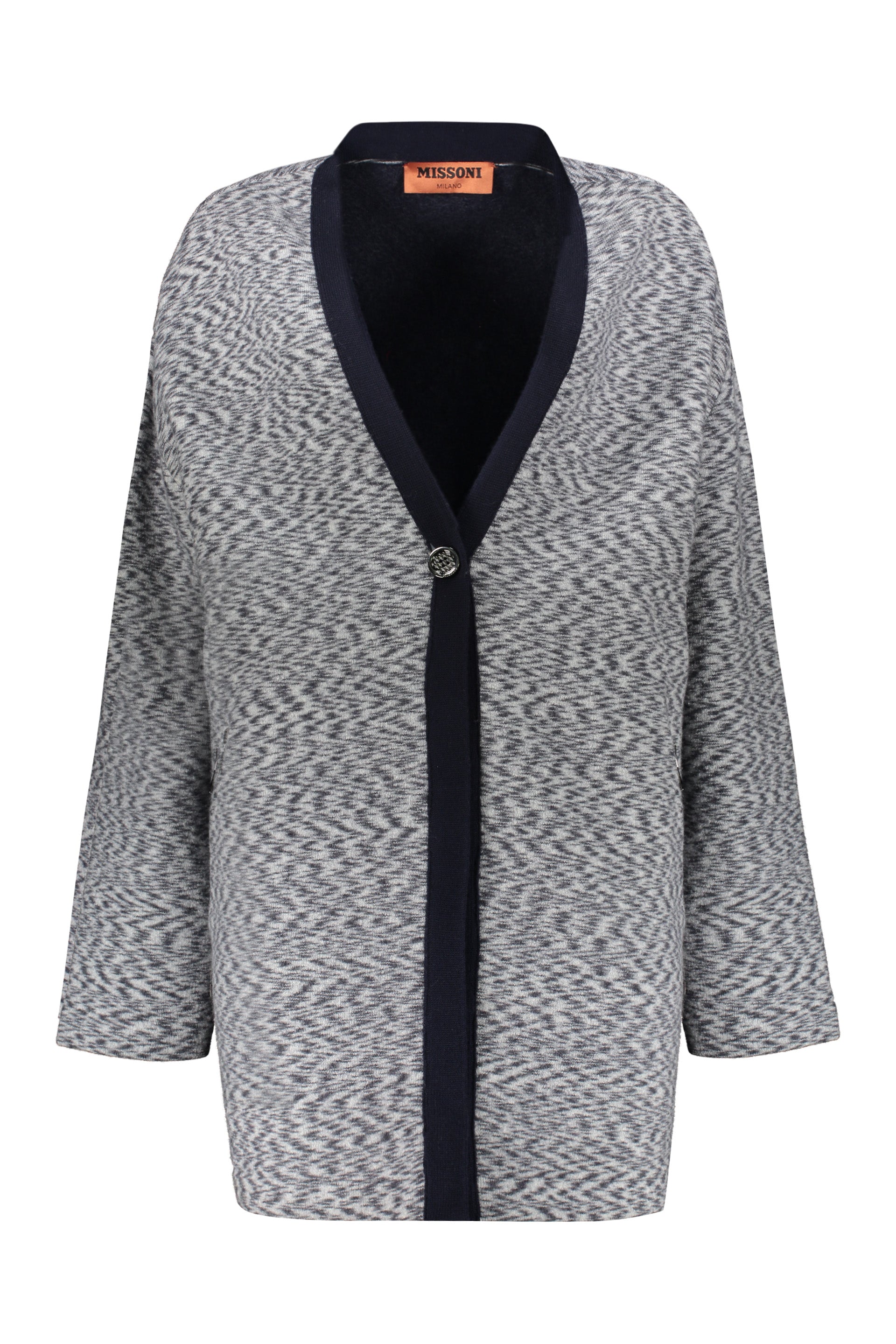 Wool-blend cardigan