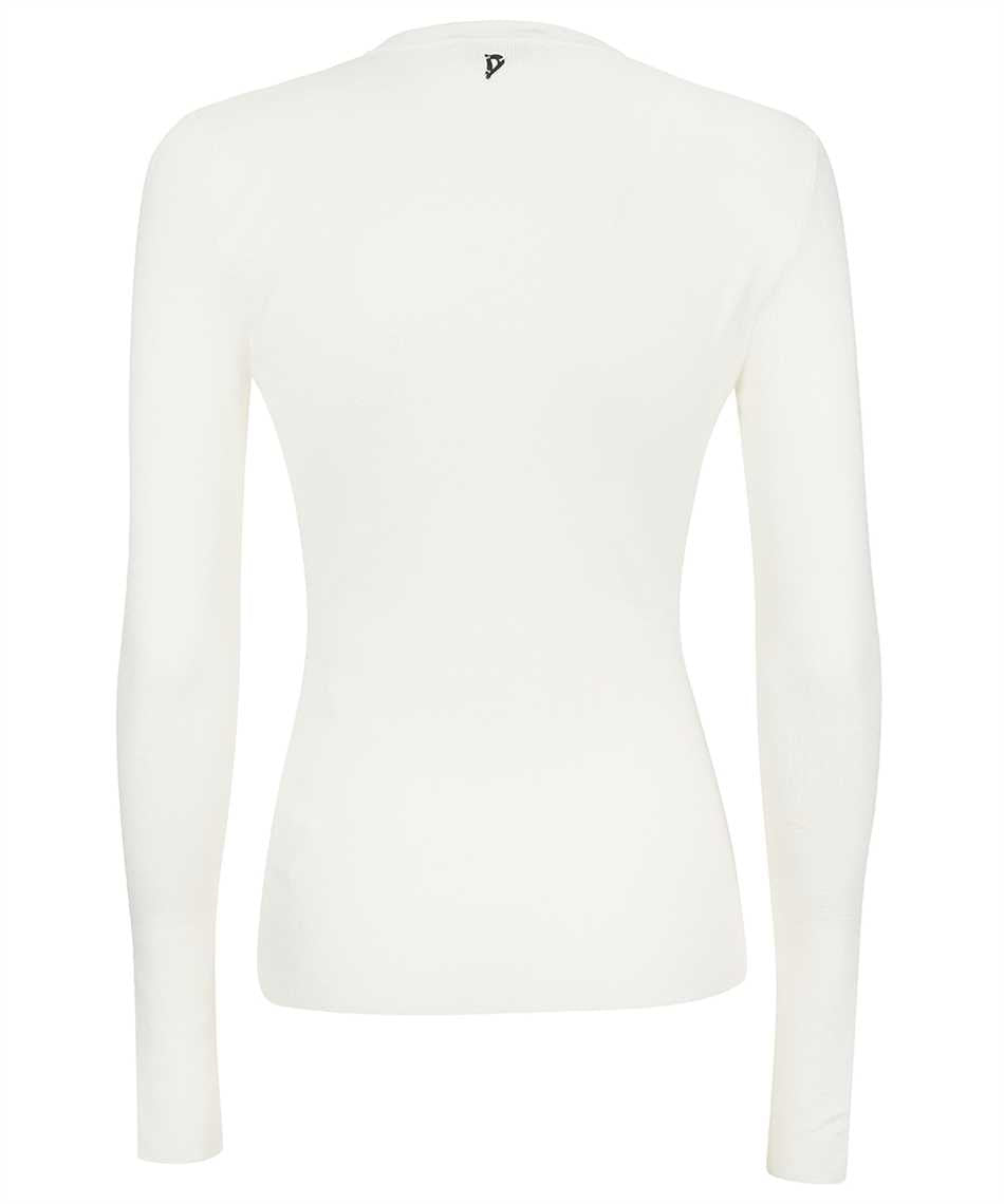 Knitted viscosa-blend top