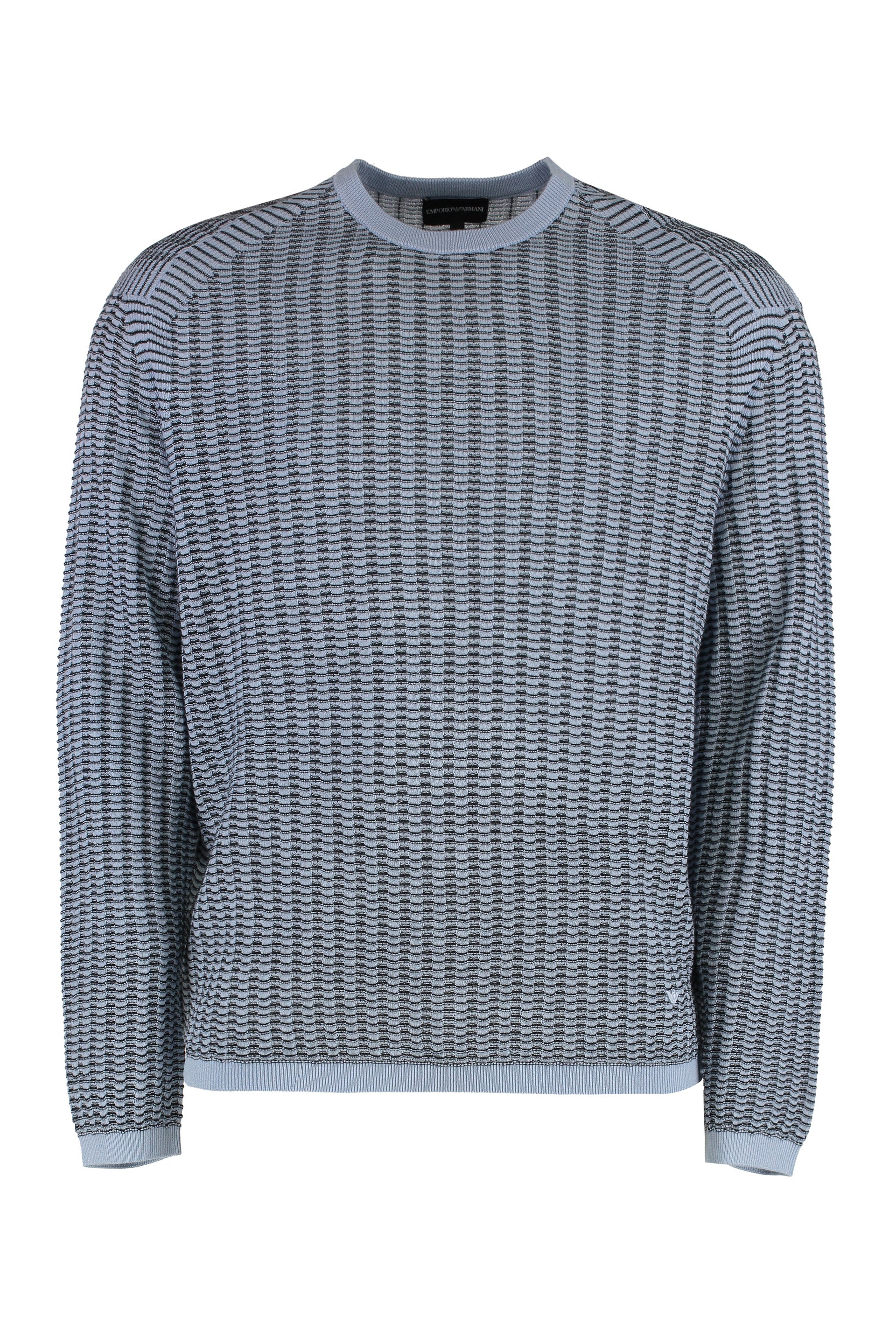 Wool-blend crew-neck sweater