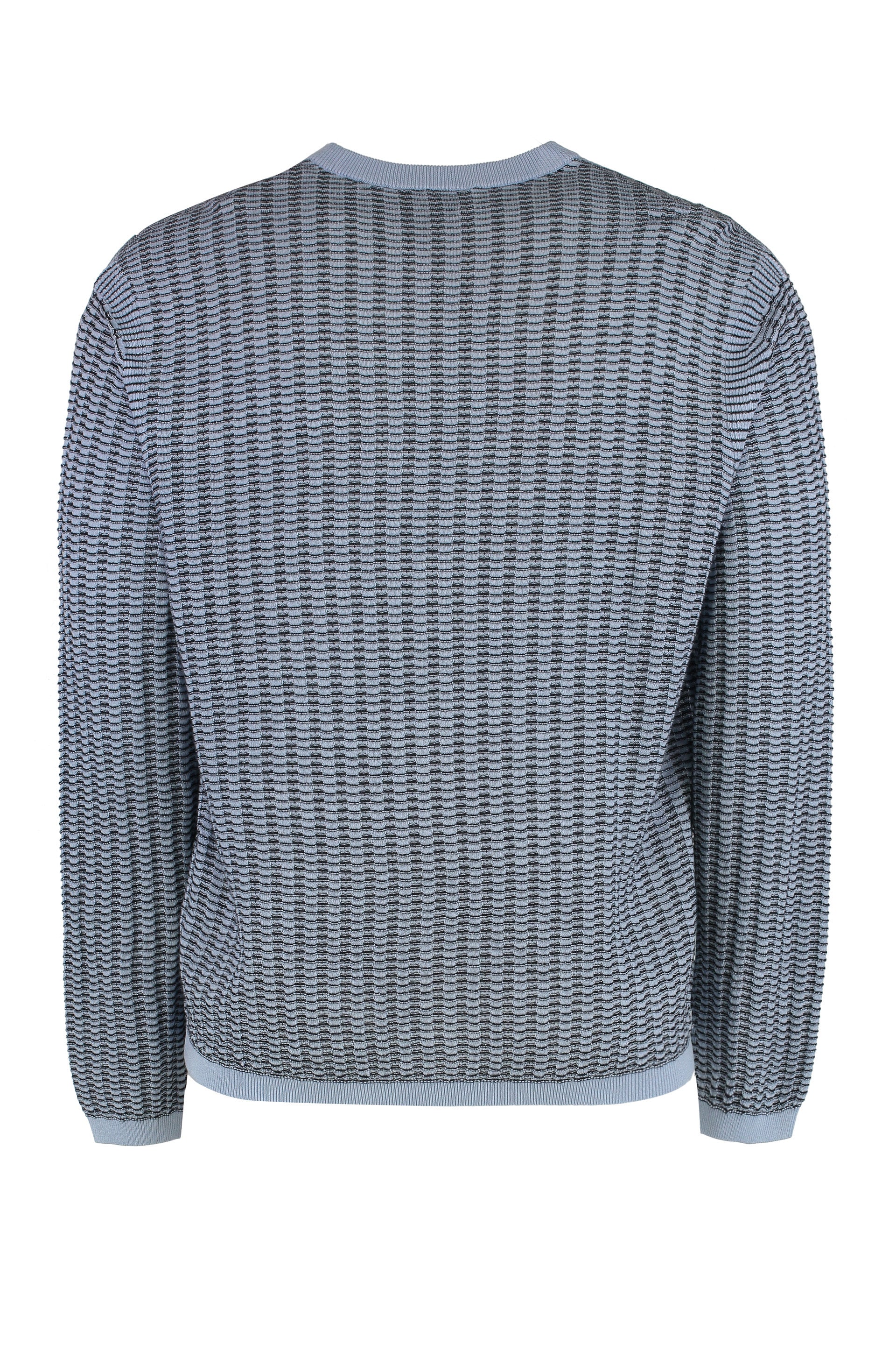 Wool-blend crew-neck sweater
