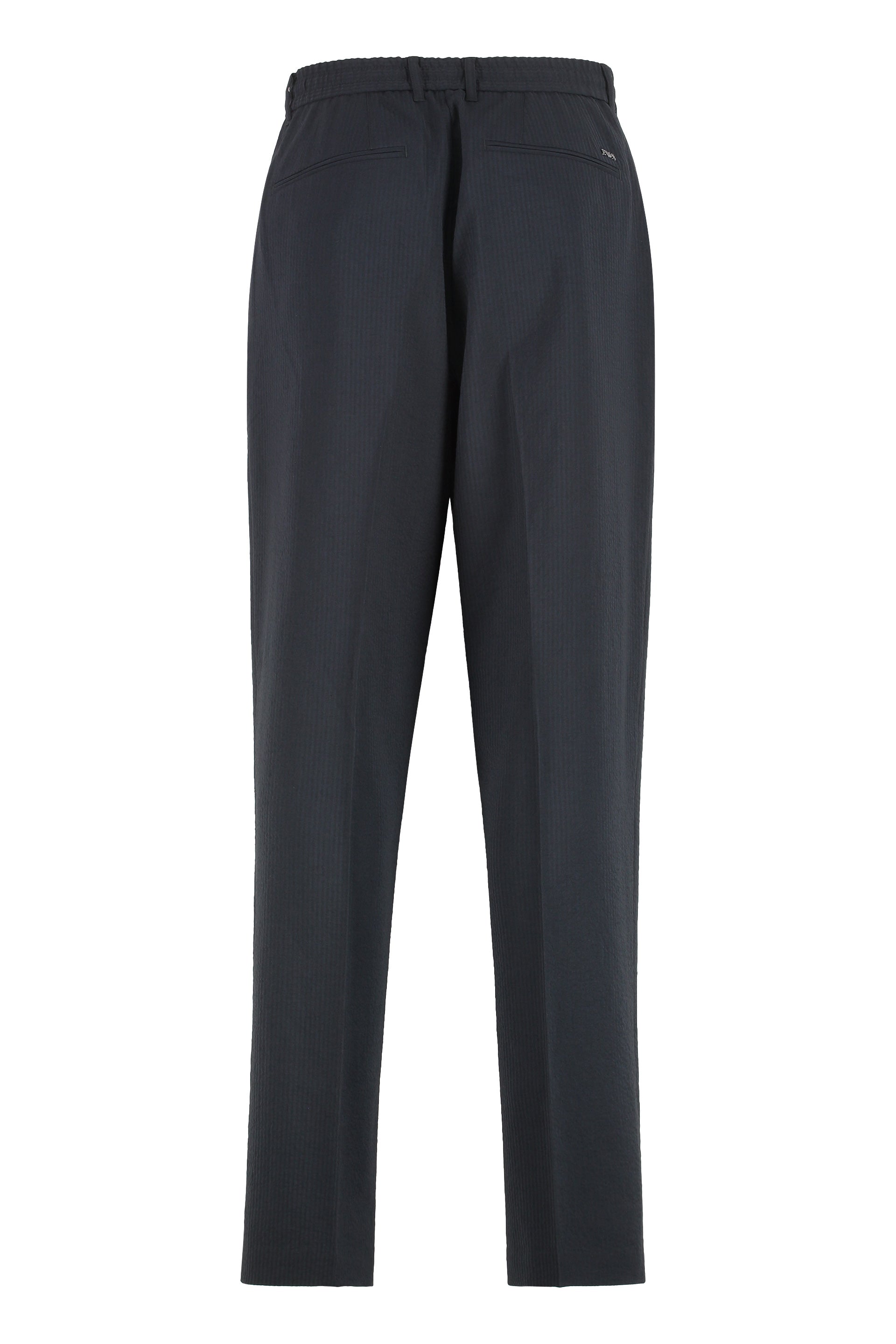 Cotton blend trousers