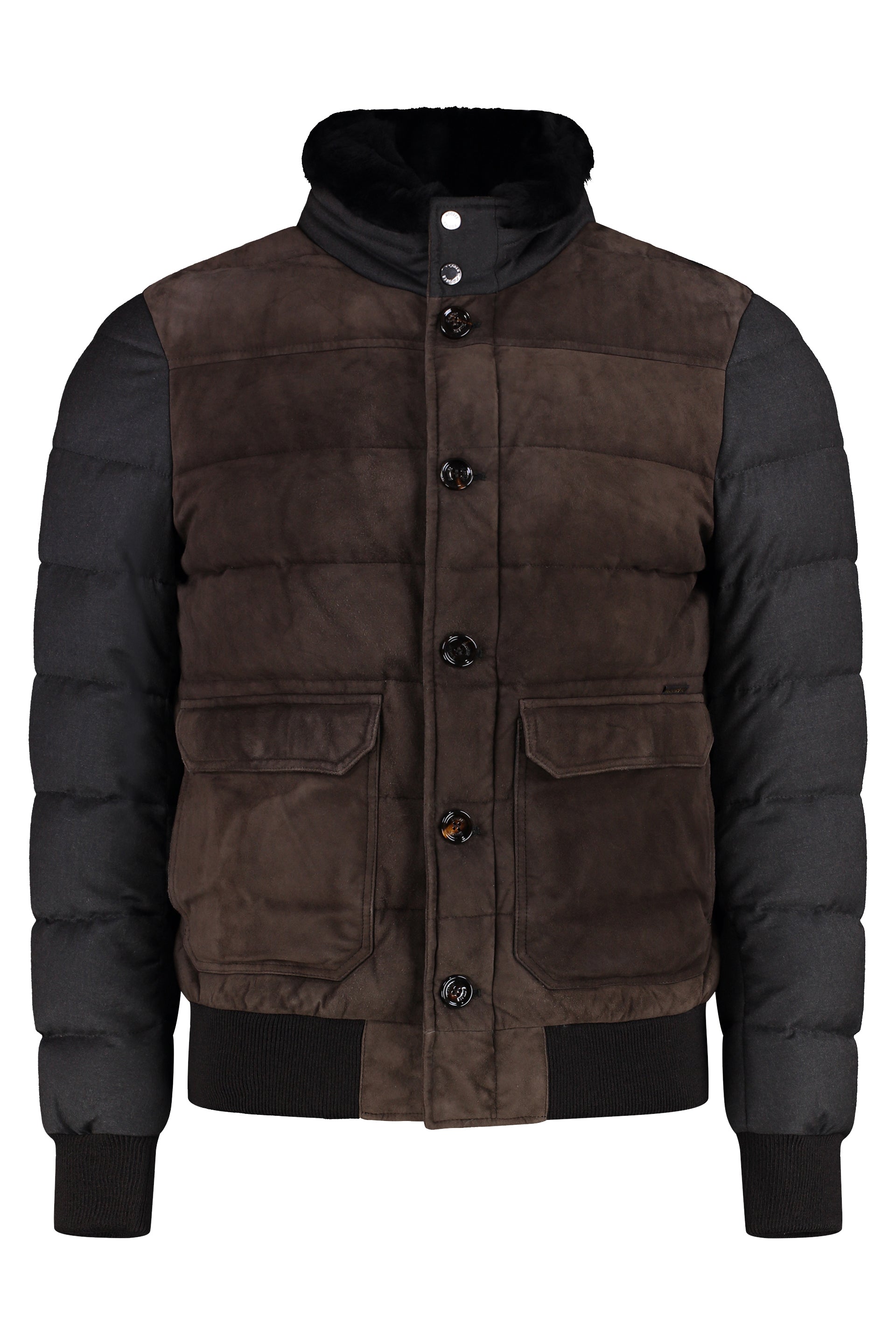 Padded bomber jacket