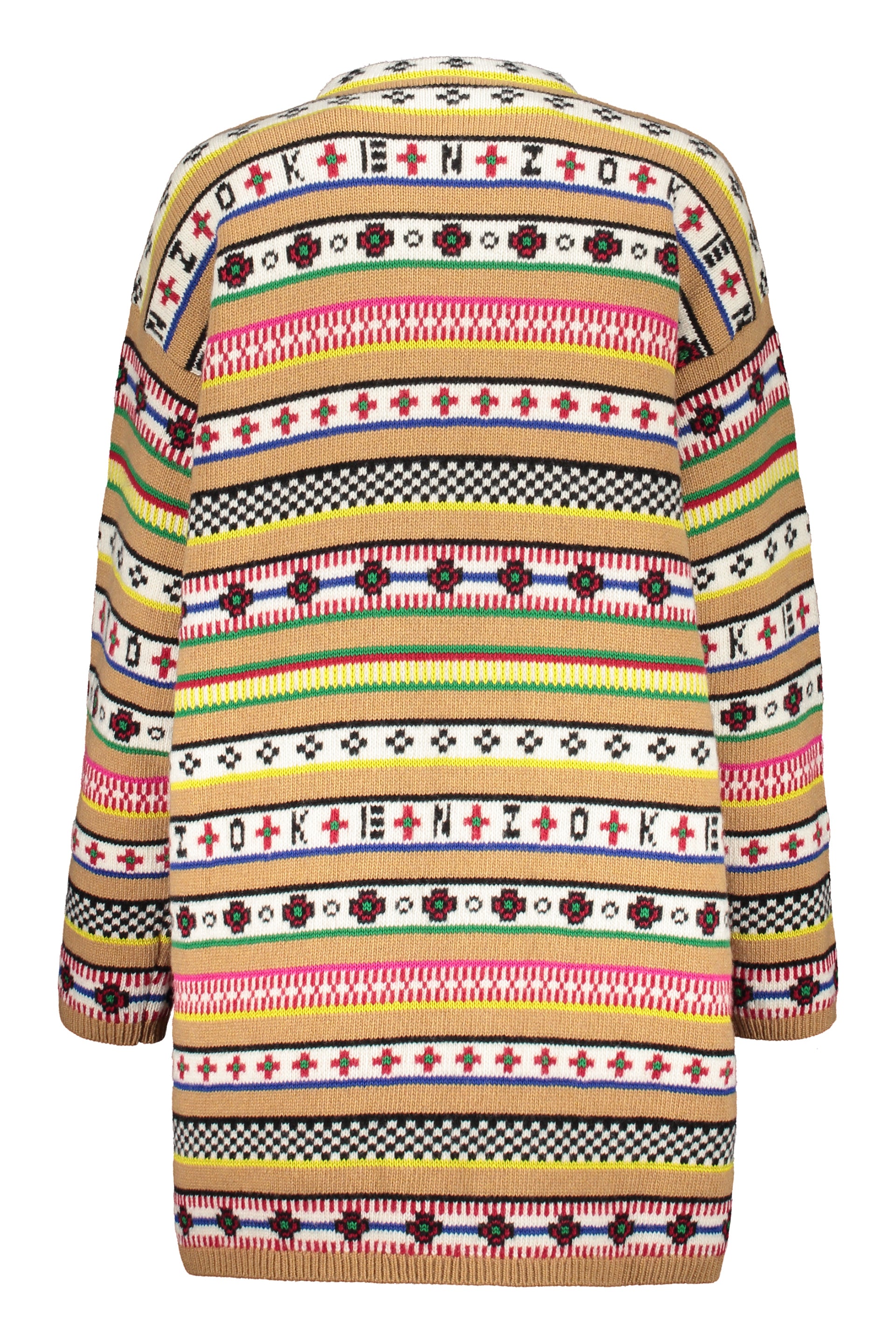 Jacquard knit mini-dress
