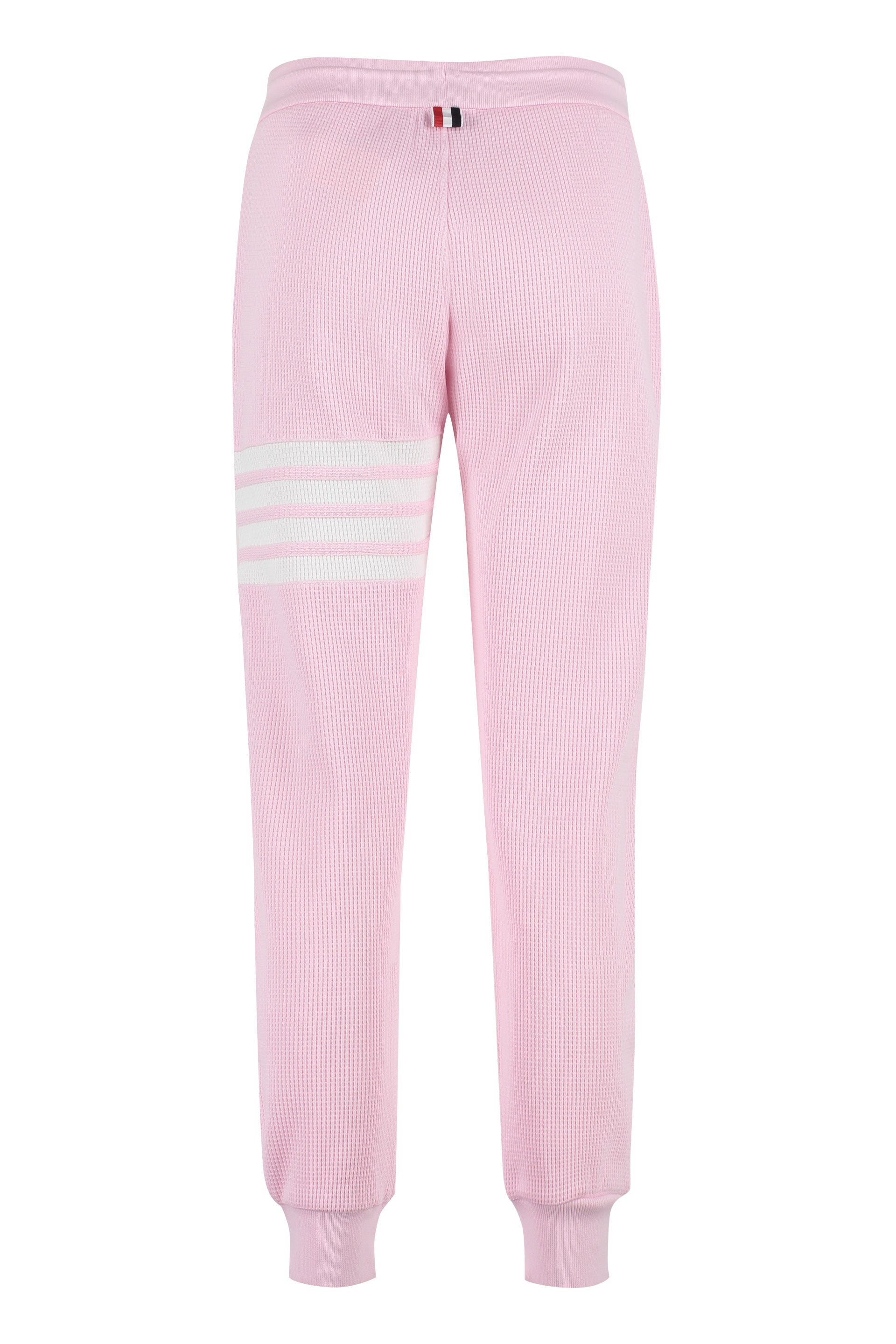 Cotton piqué trousers