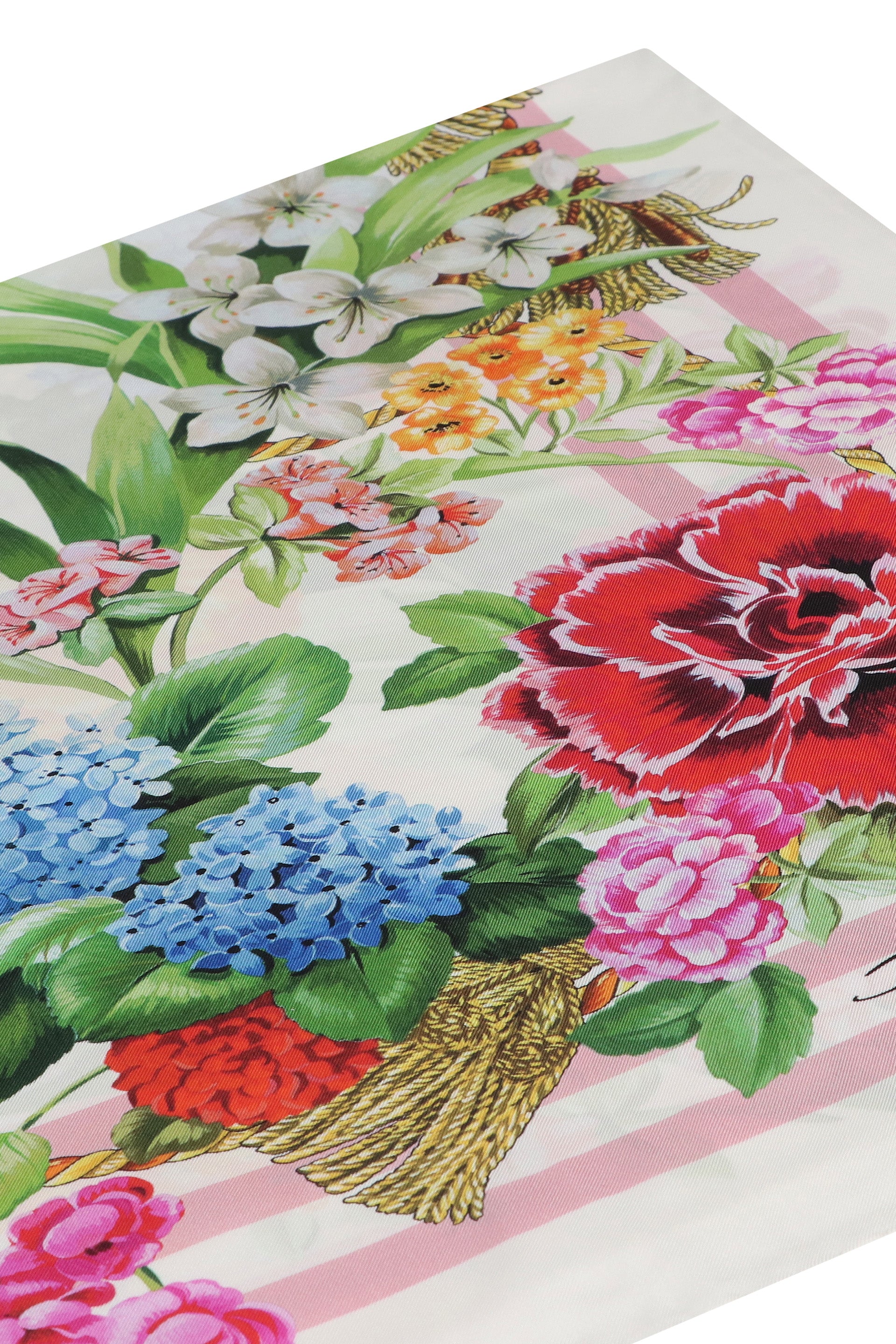 Printed silk-twill shawl