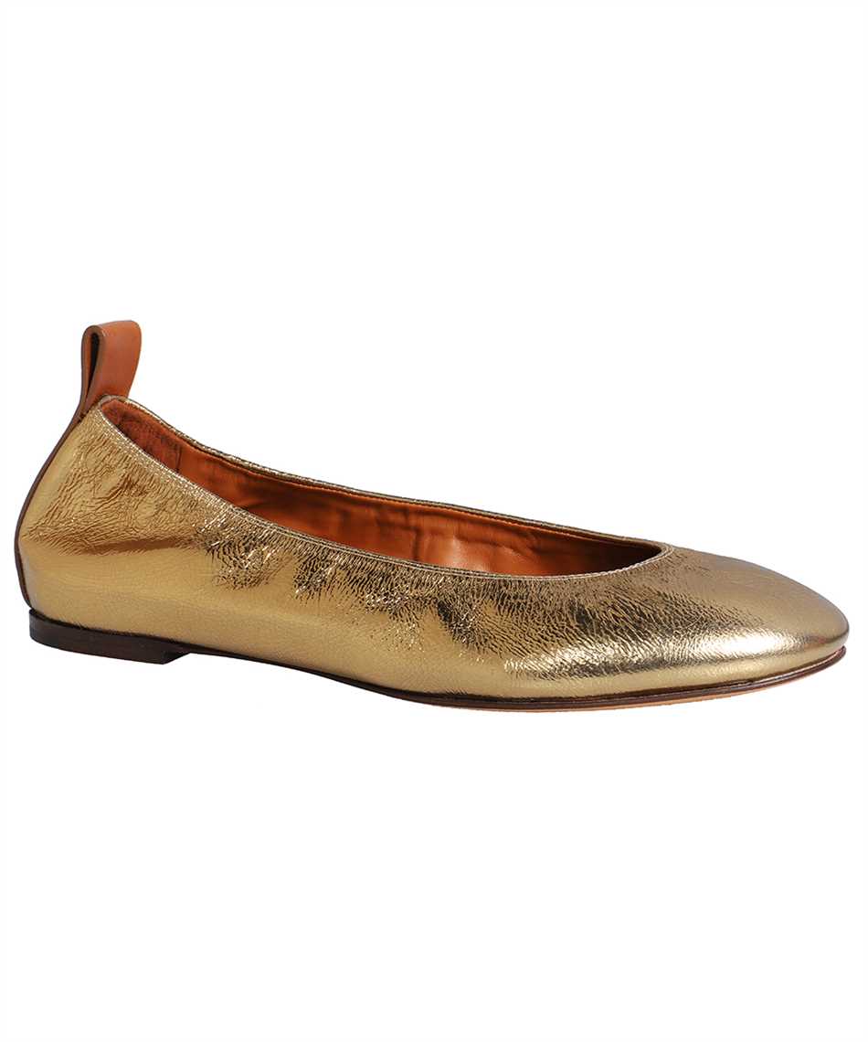 Leather ballet flats