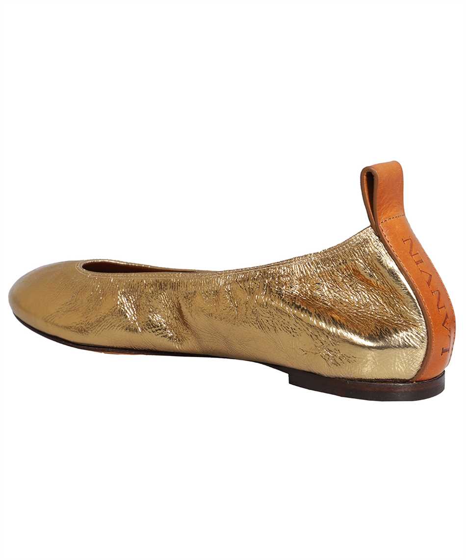 Leather ballet flats