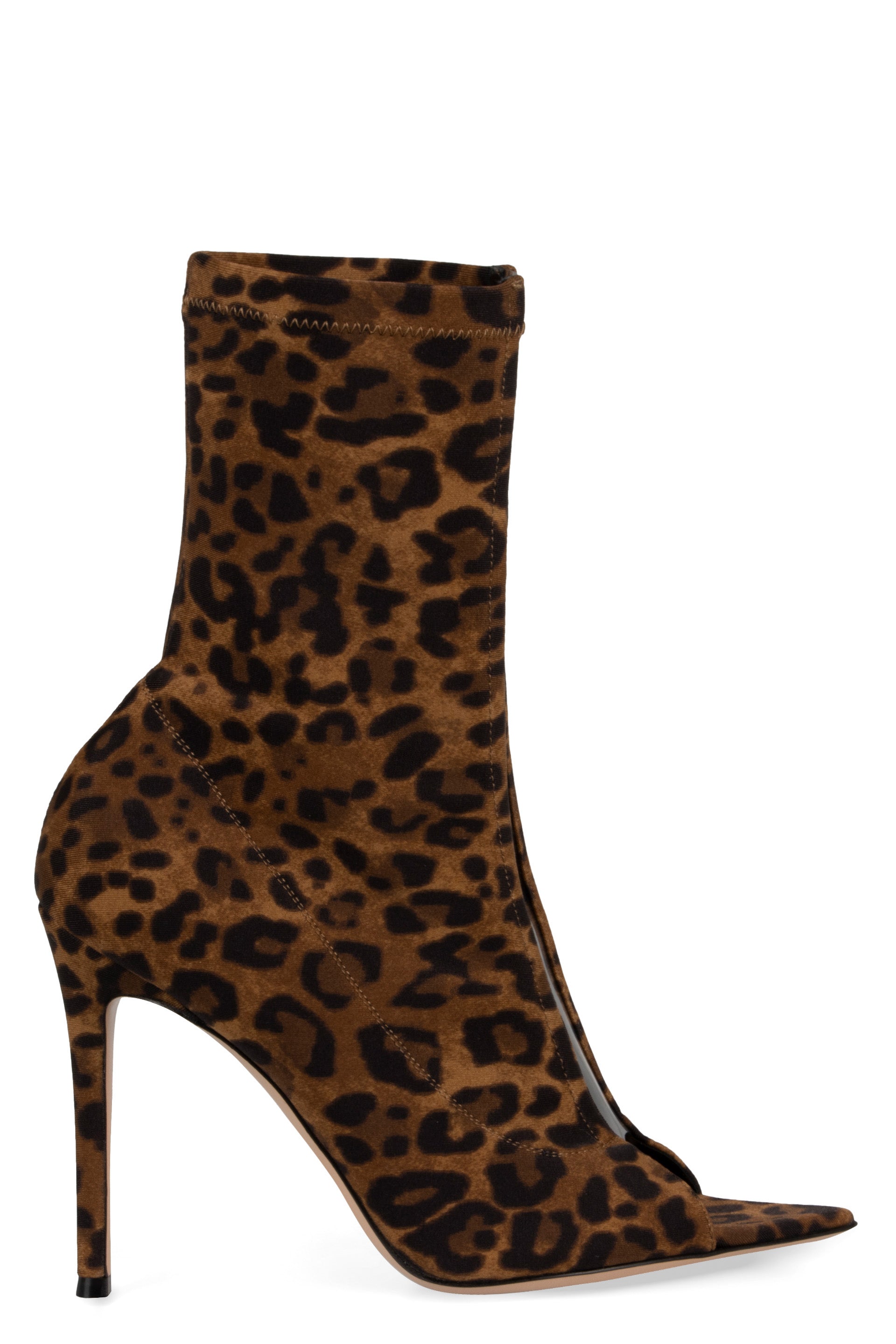 Leather ankle boots