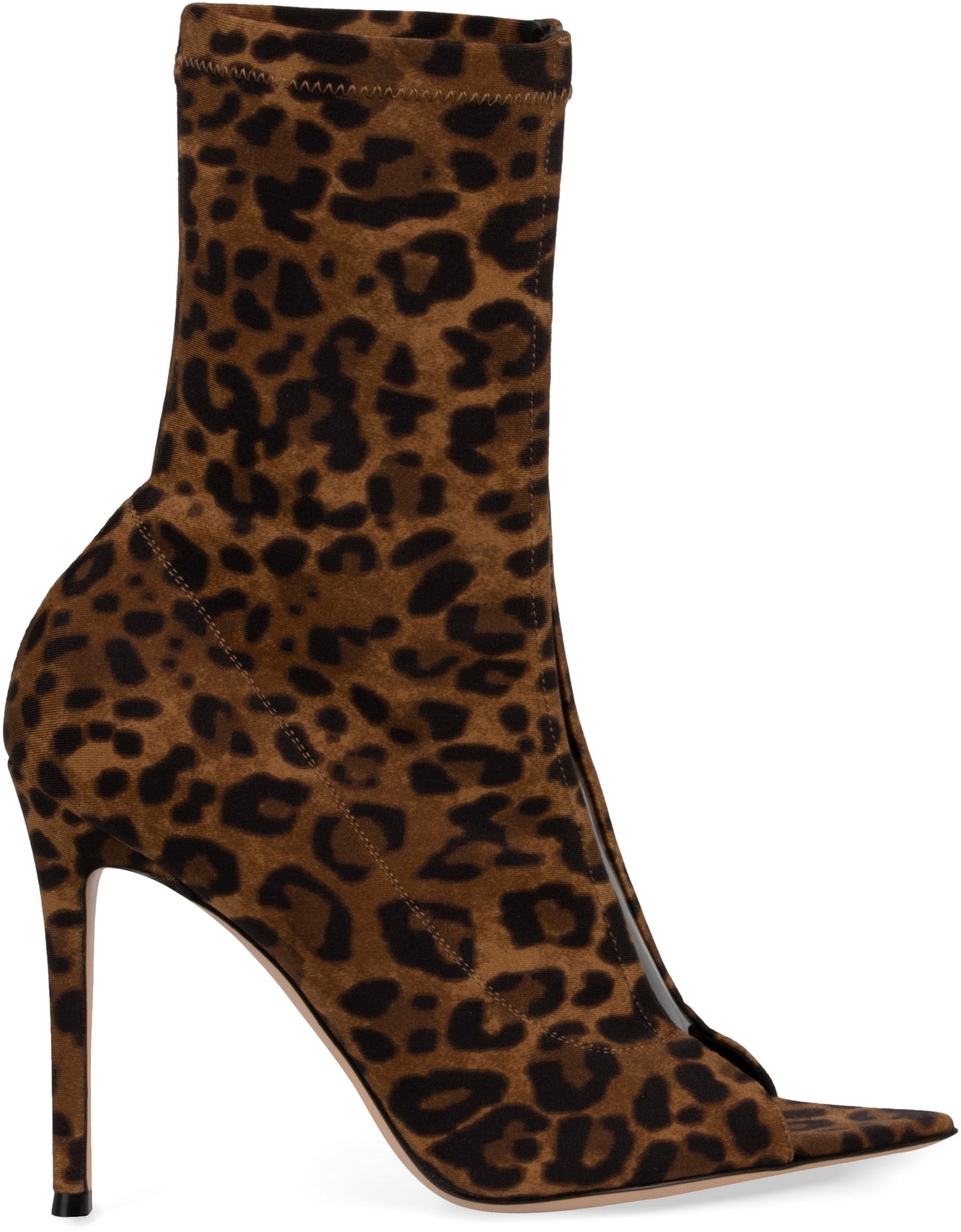 Leather ankle boots
