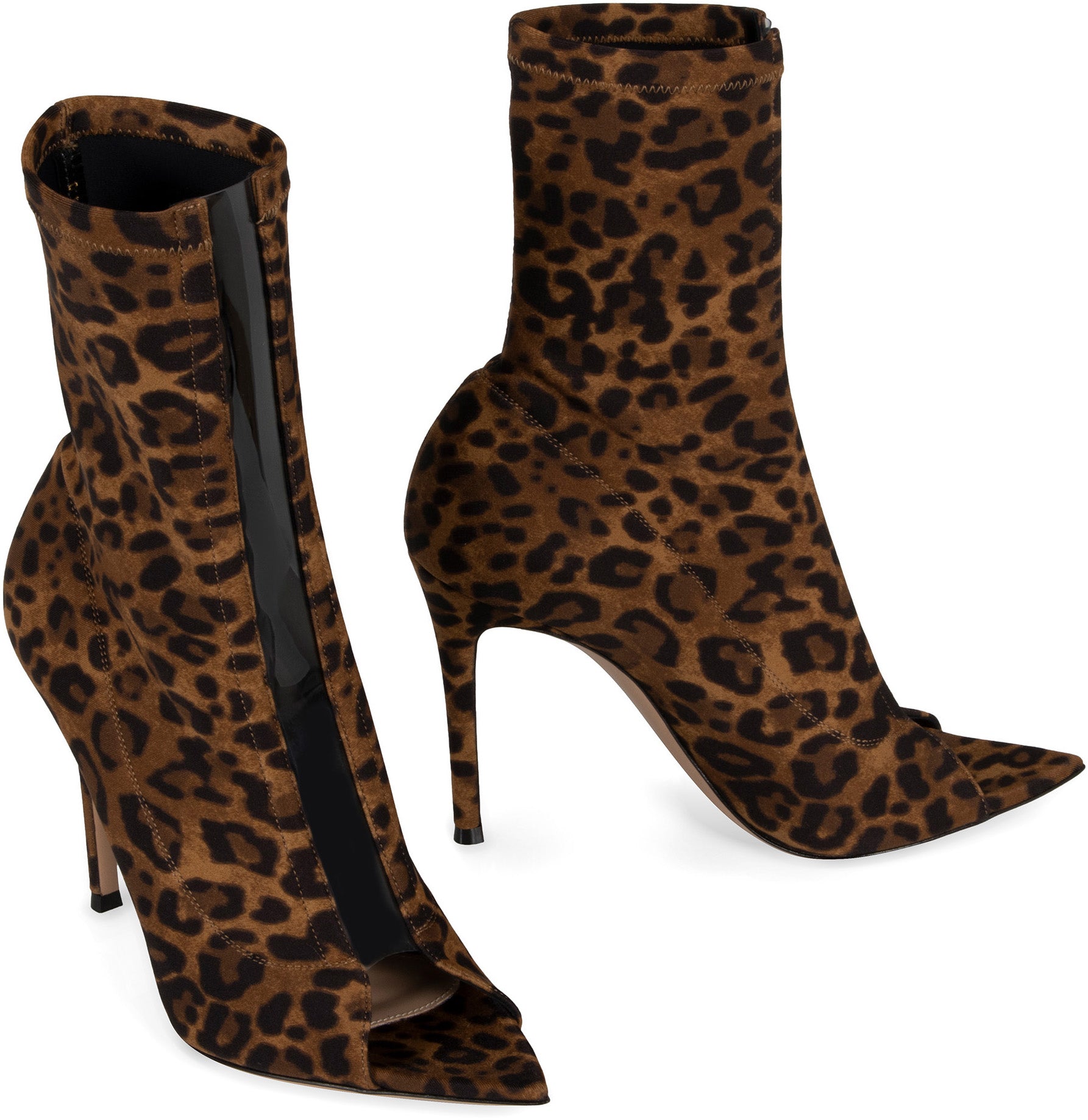 Leather ankle boots