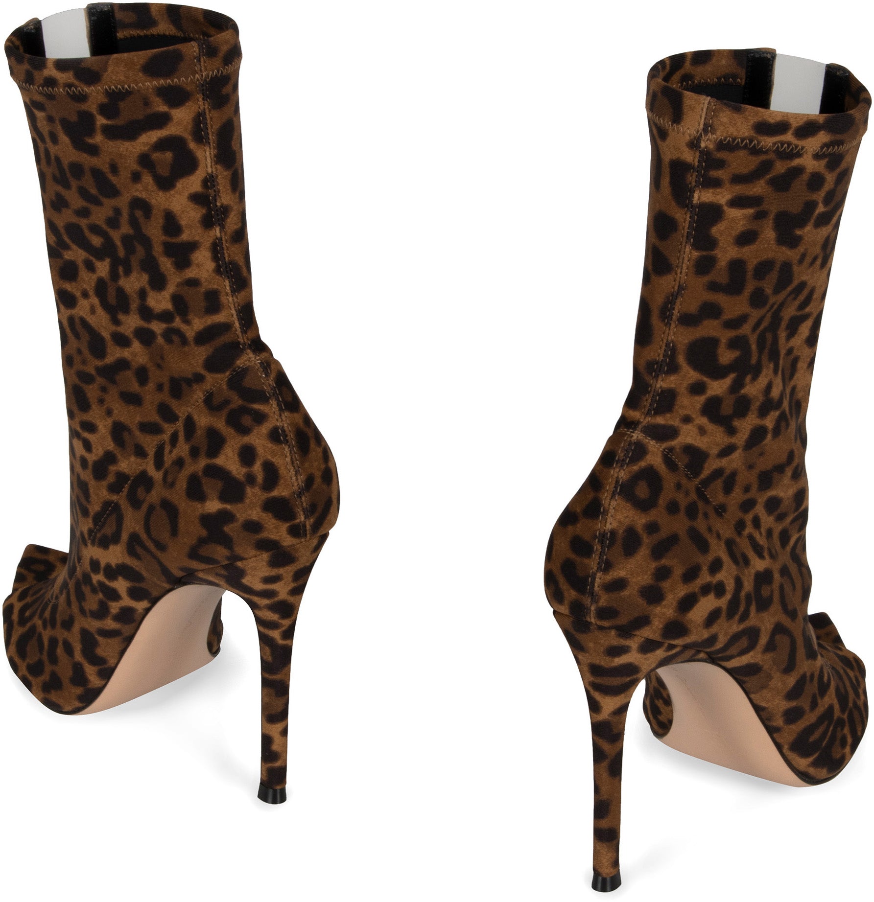 Leather ankle boots