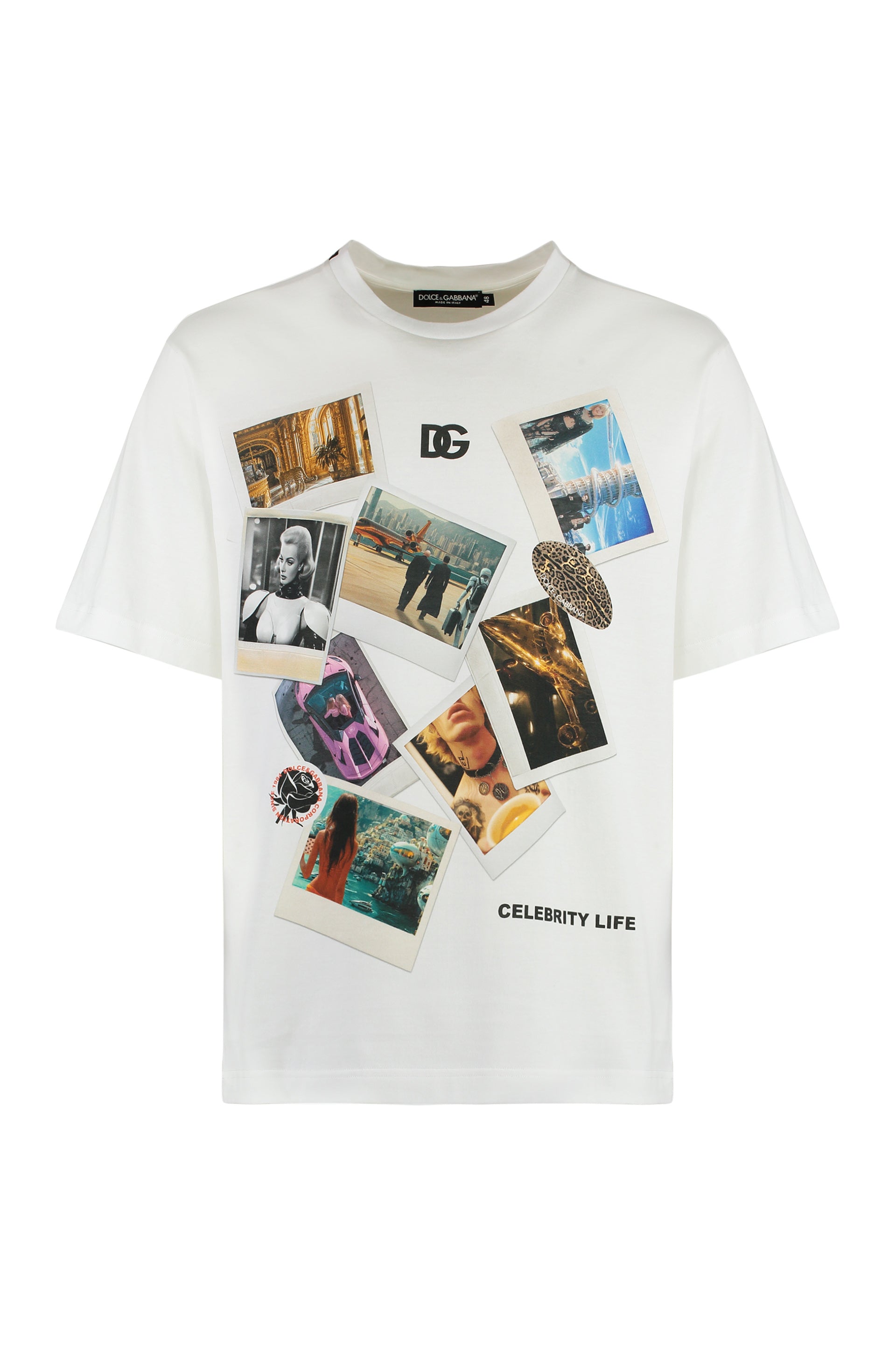 Cotton crew-neck T-shirt