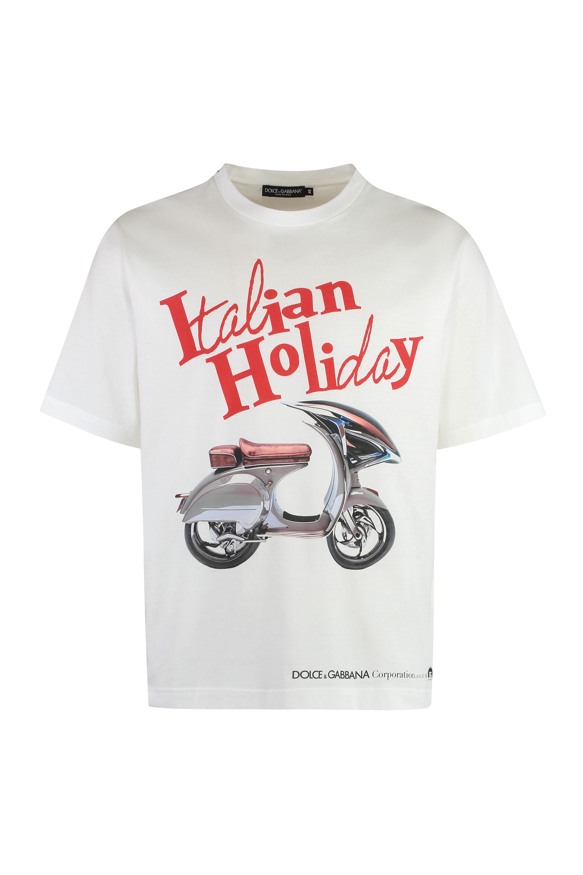 Cotton crew-neck T-shirt