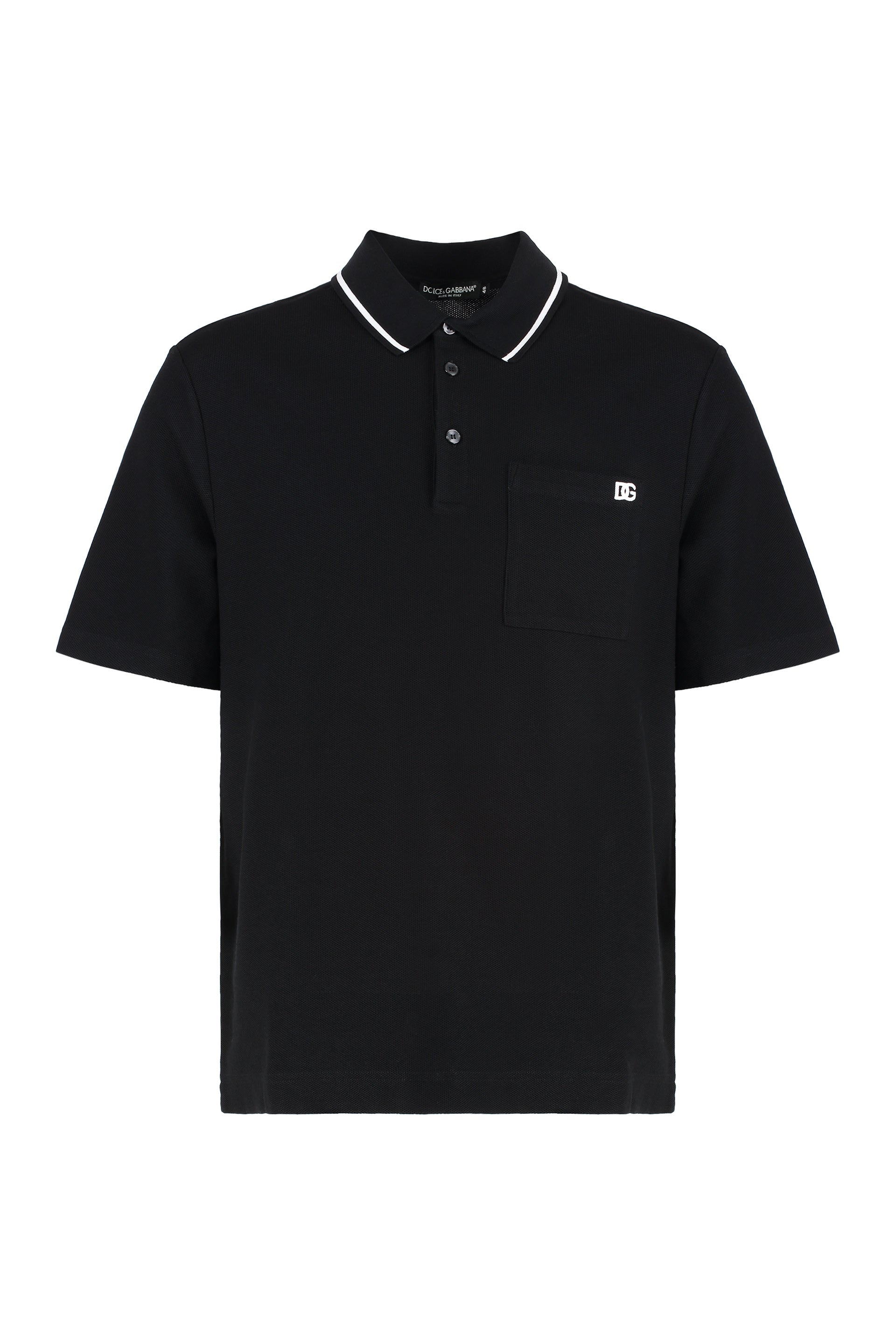 Cotton-piqué polo shirt