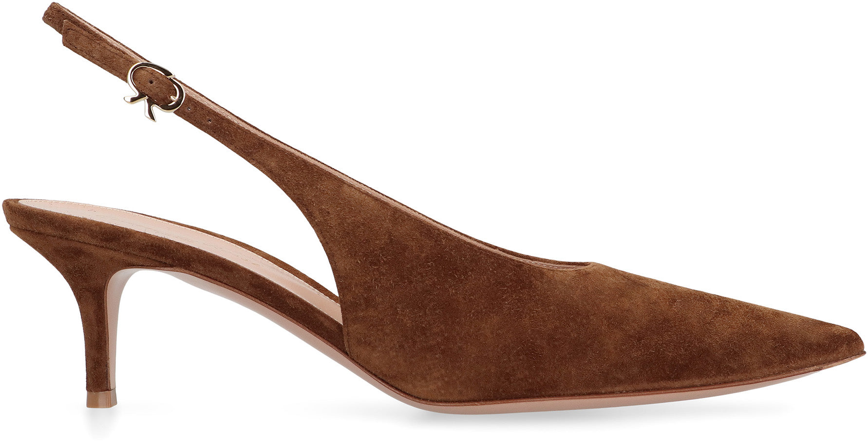 Robbie Suede slingback pumps