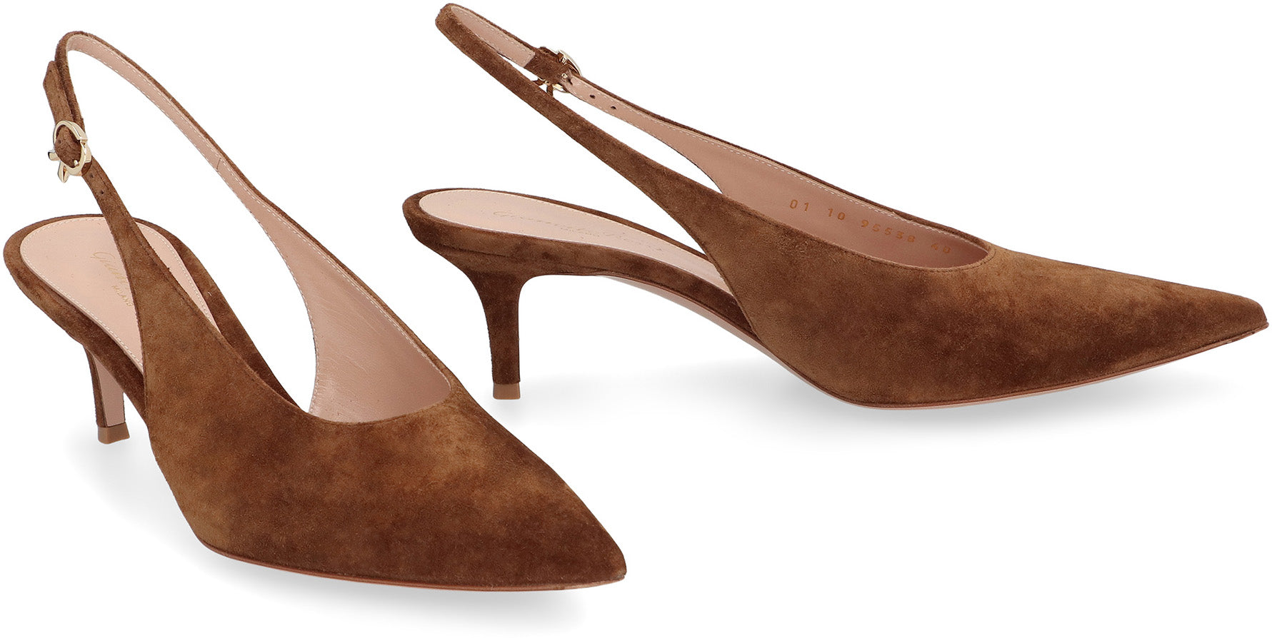 Robbie Suede slingback pumps
