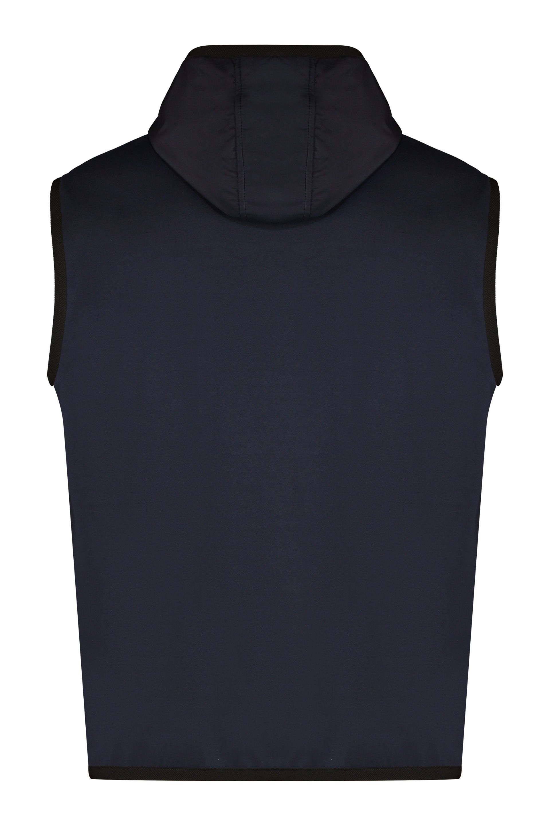 Sporty vest with zipper
