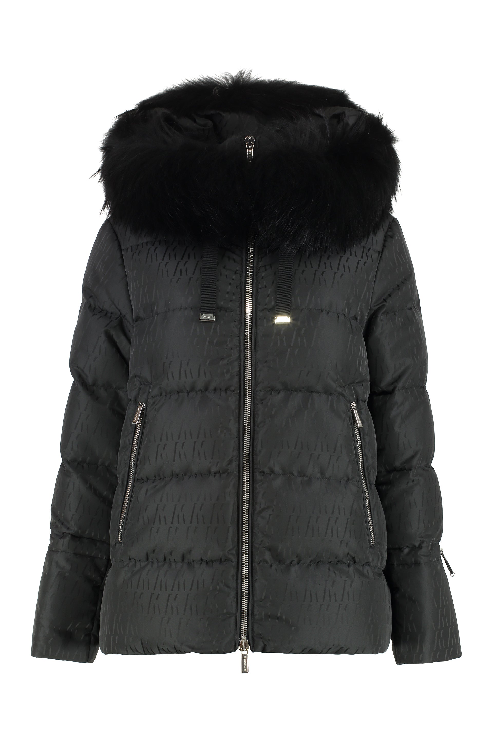 Gadia Hooded short down jacket